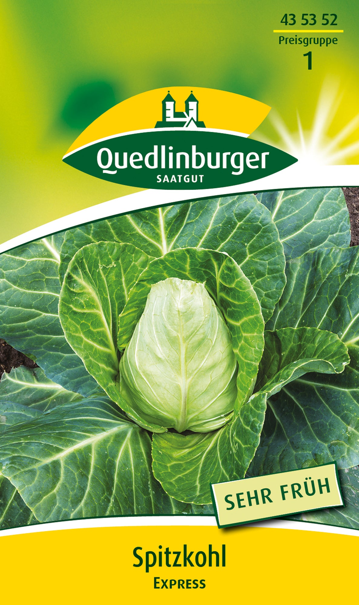 Gemüsesamen Spitzkohl Express von Quedlinburger SAATGUT