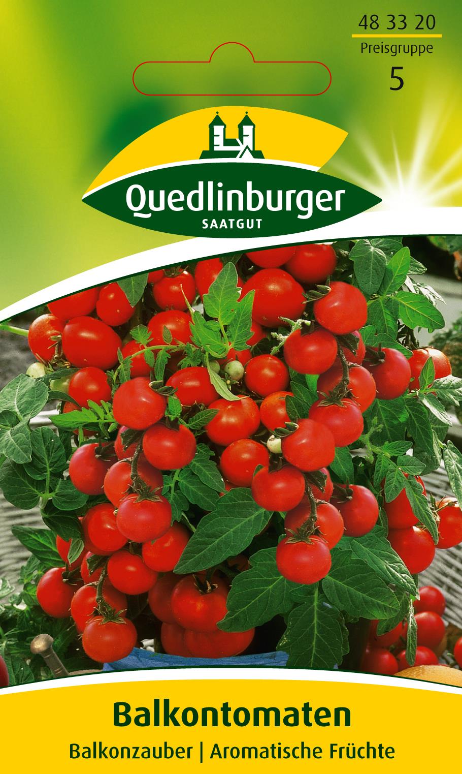 Gemüsesamen Balkontomaten Balkonzauber von Quedlinburger SAATGUT