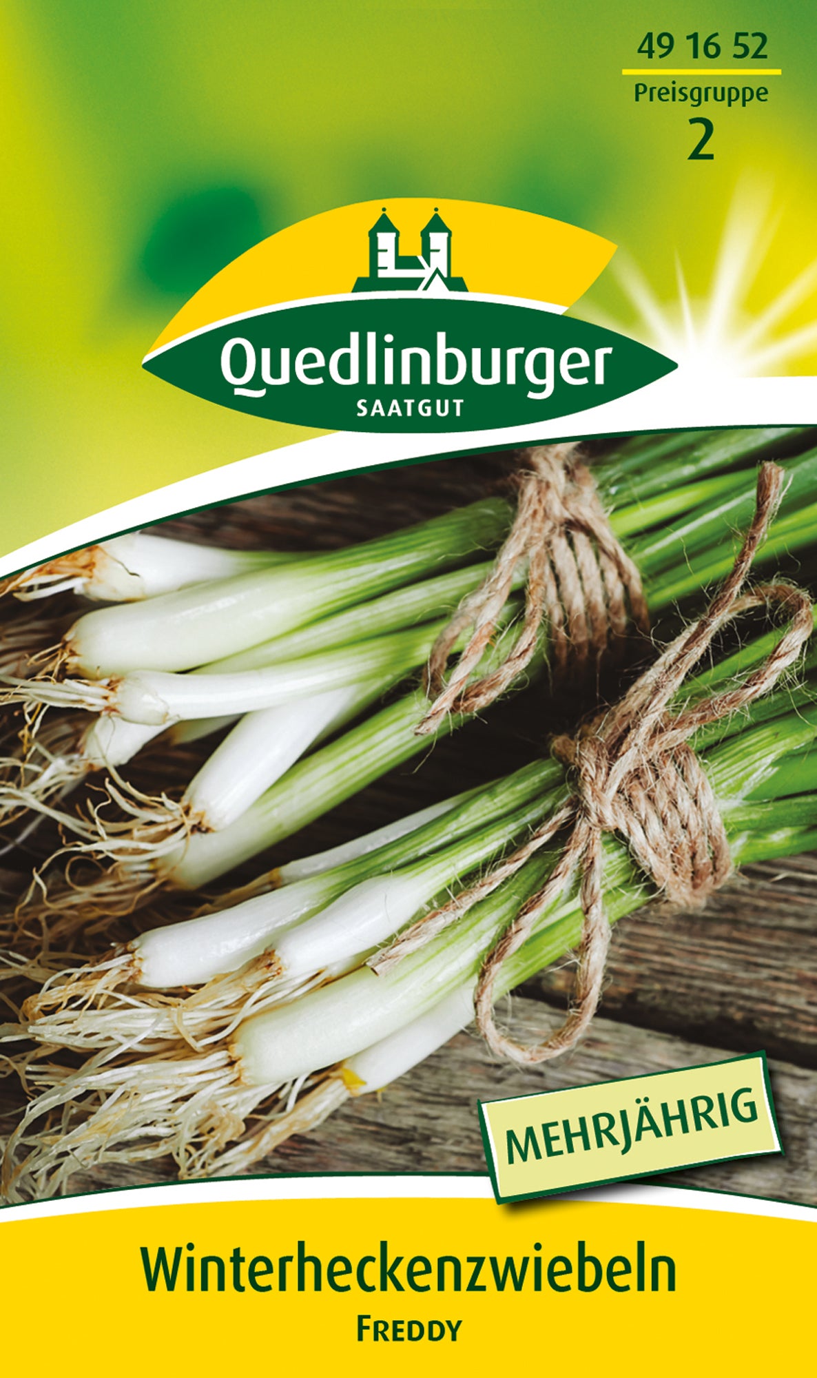 Gemüsesamen Winterhecken-Zwiebeln Freddy von Quedlinburger SAATGUT