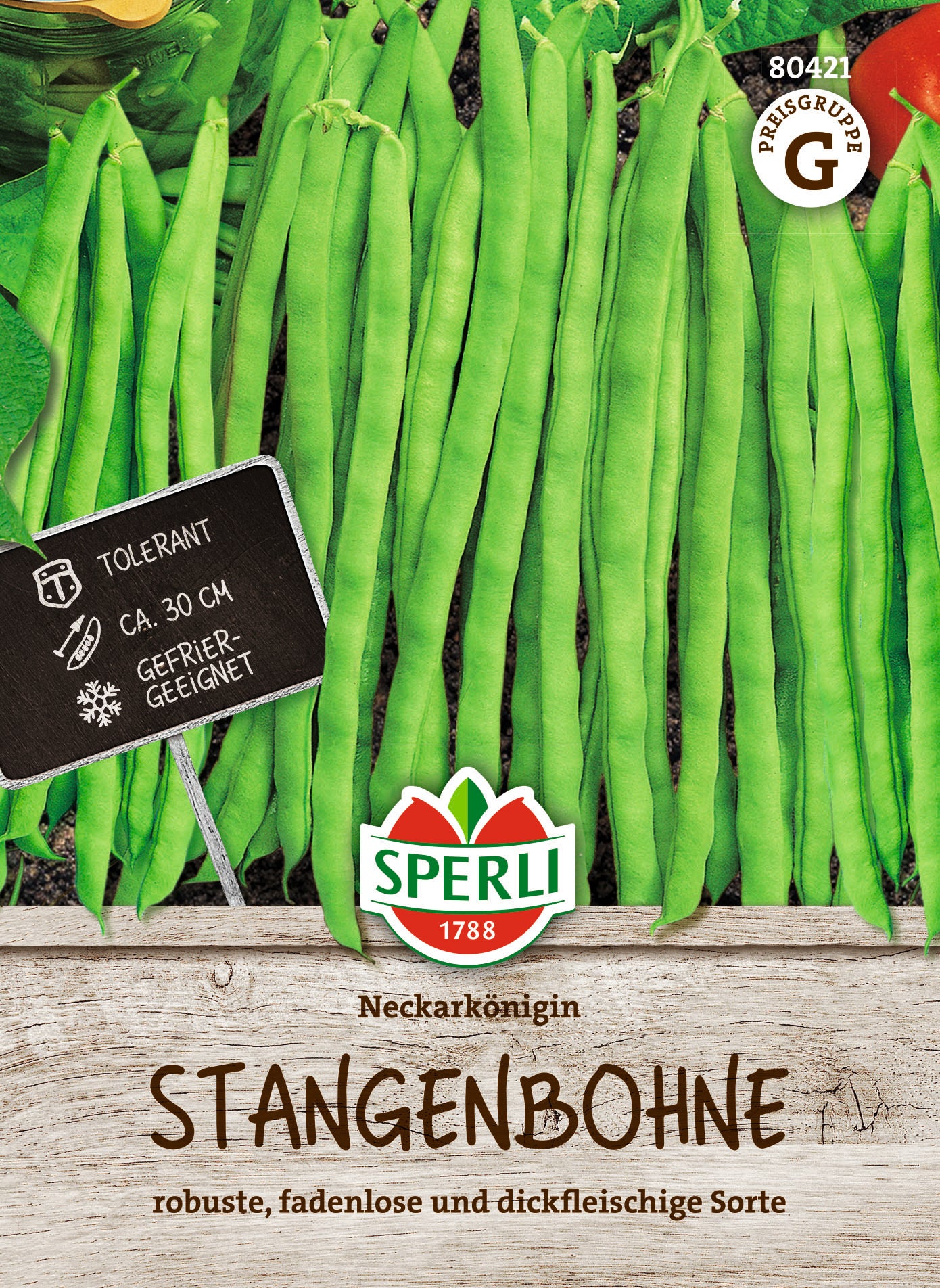 Stangenbohne Neckarkönigin