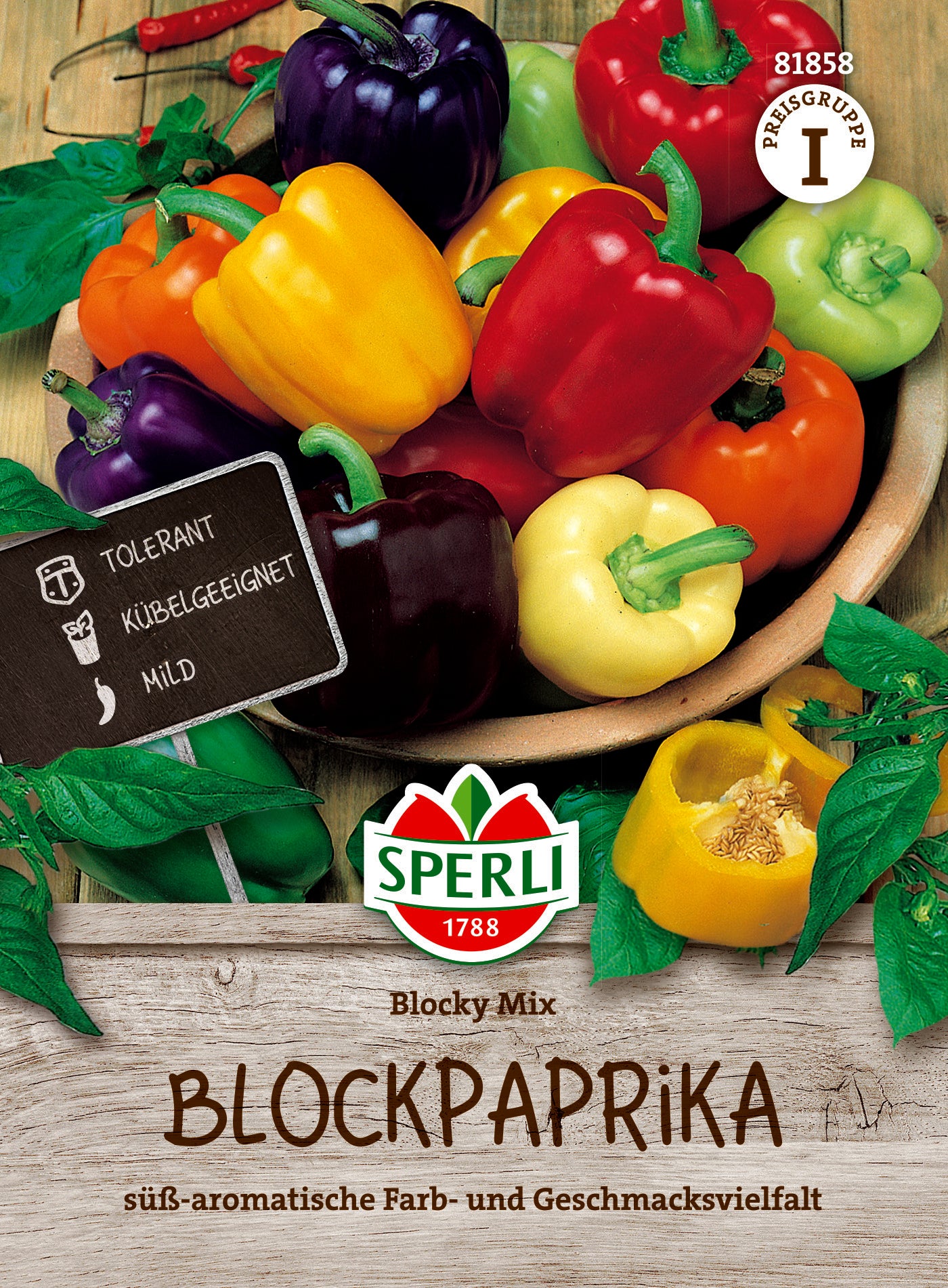Paprikasamen Blocky Mix, F1
