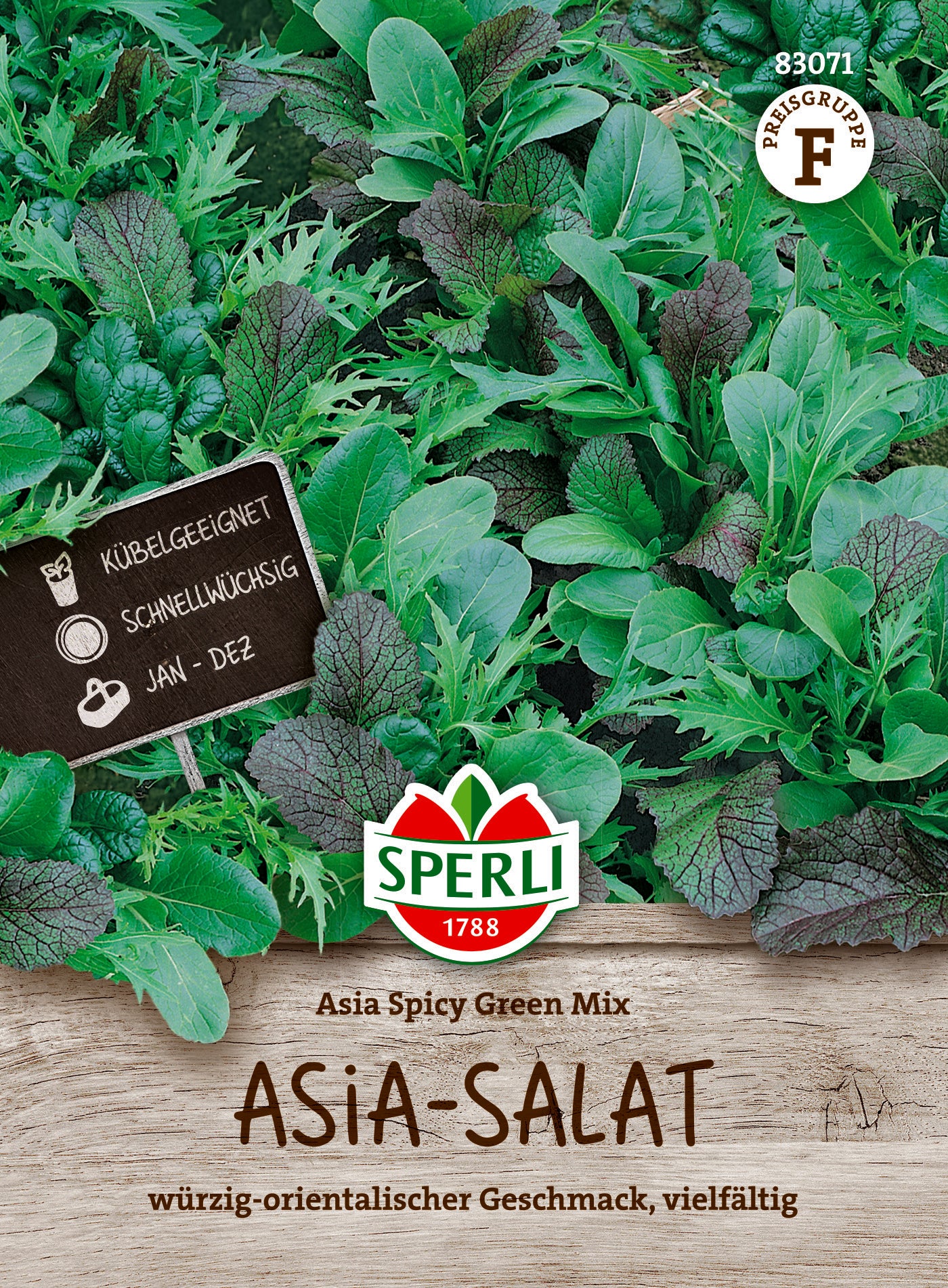 Asia-Salat Asia Spicy Green Mix