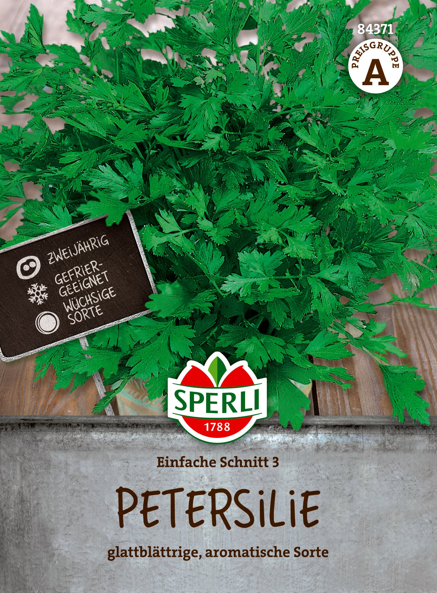 Petersilie Einfache Schnitt 3