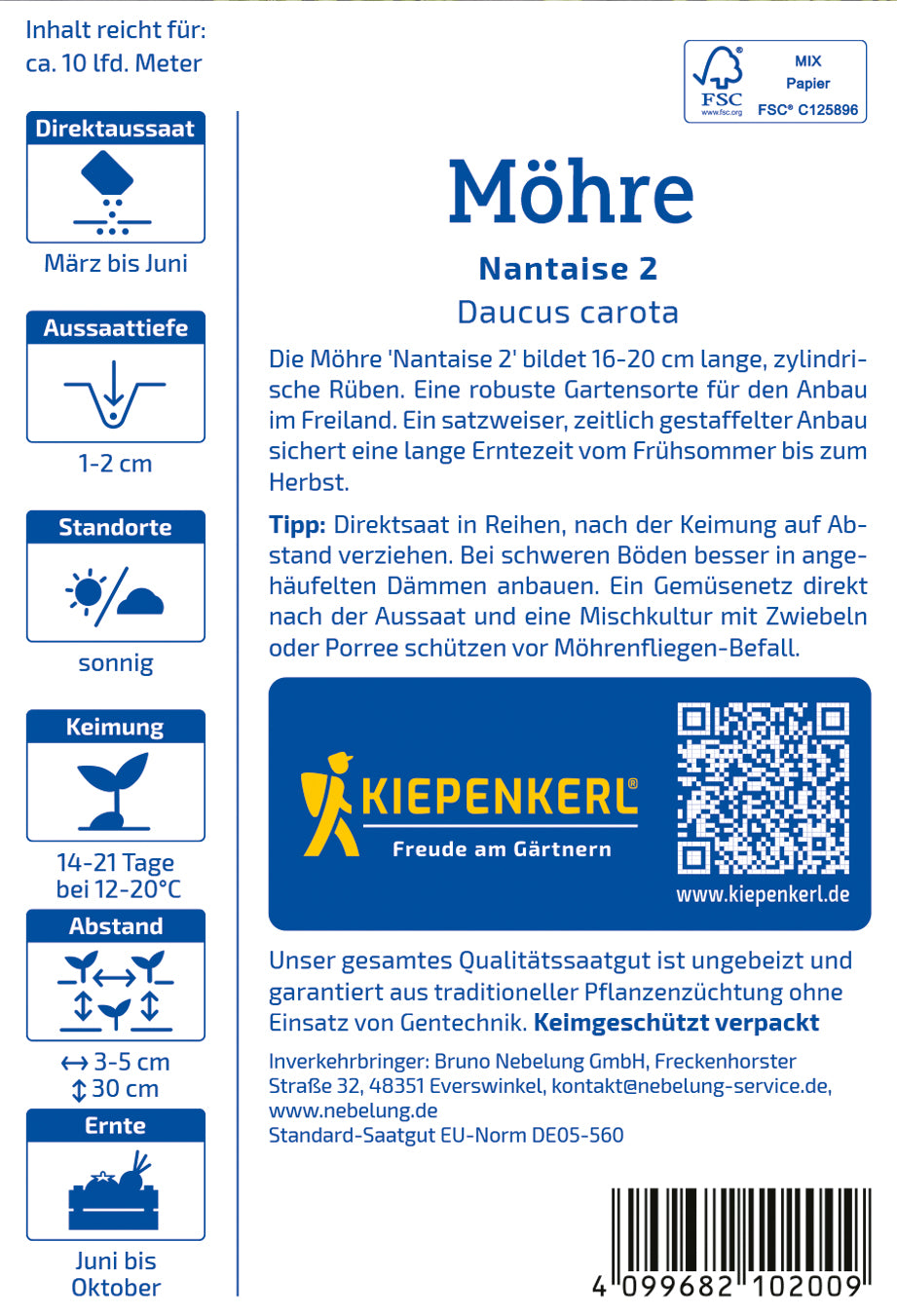 Möhre Nantaise 2