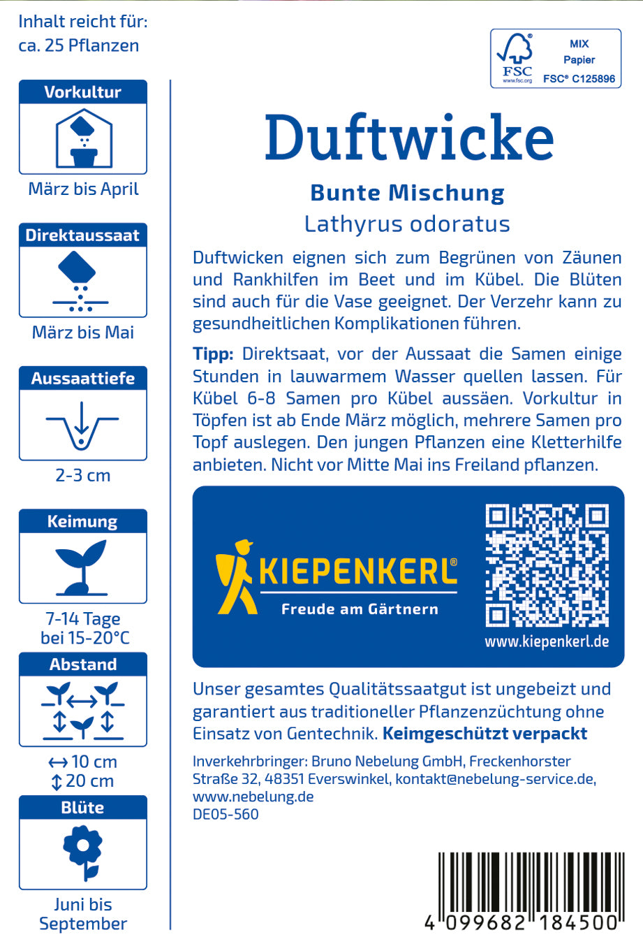 Duftwicke Bunte Mischung
