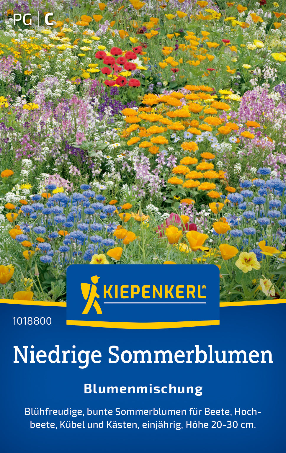 Blumenmischung Niedrige Sommerblumen