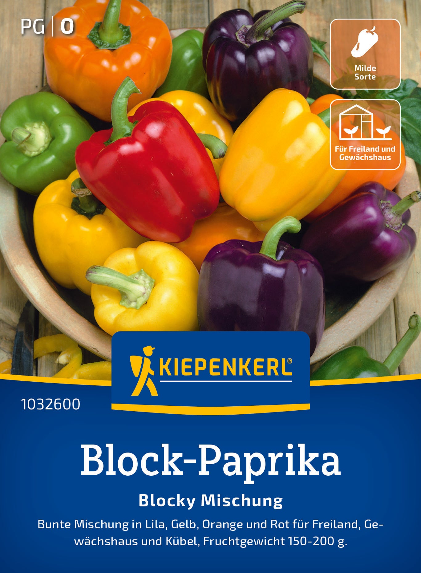 Block-Paprika Blocky Mischung, F1