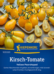 Kirsch-Tomatensamen Yellow Pearshaped