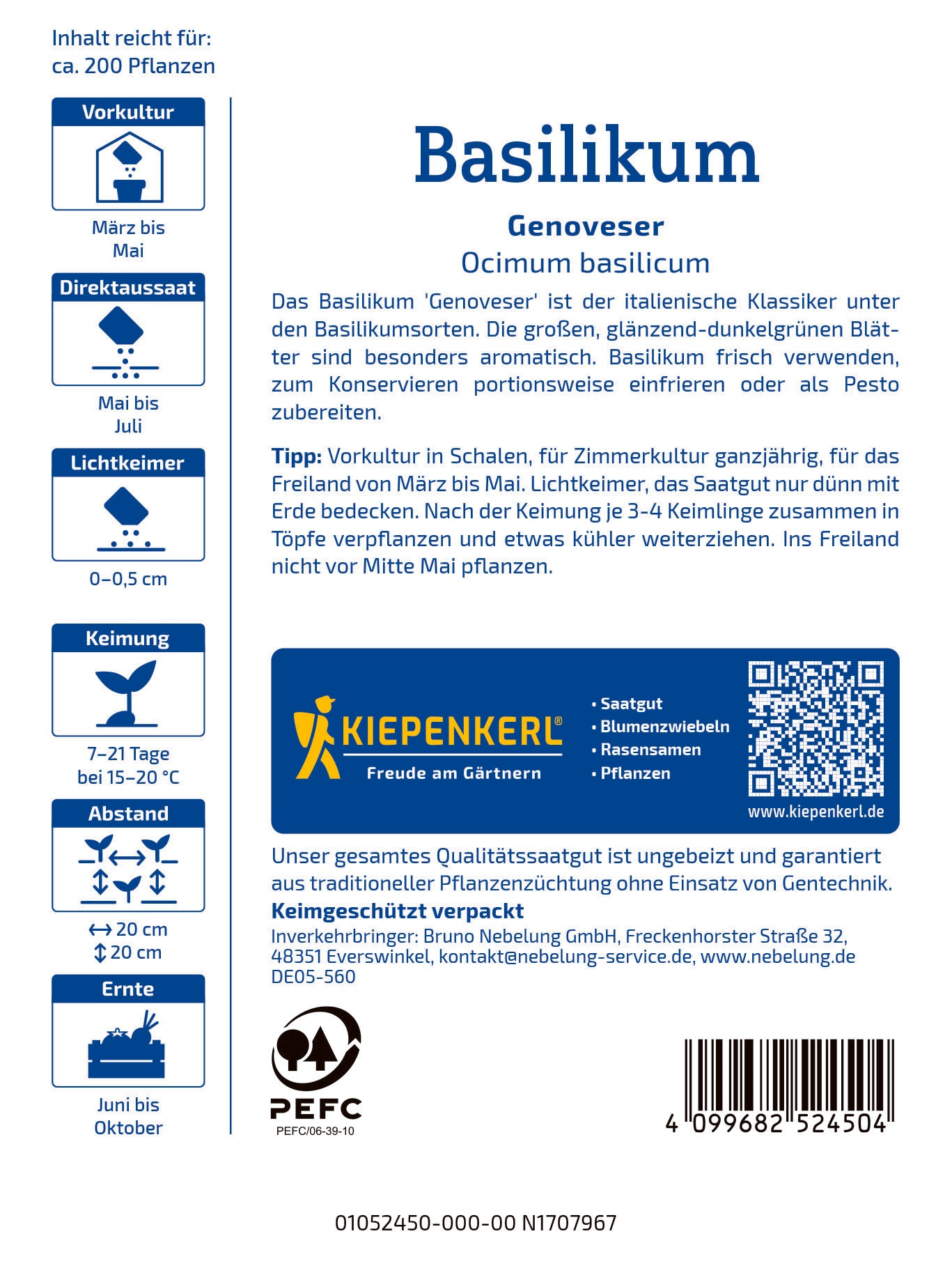Basilikum Genoveser