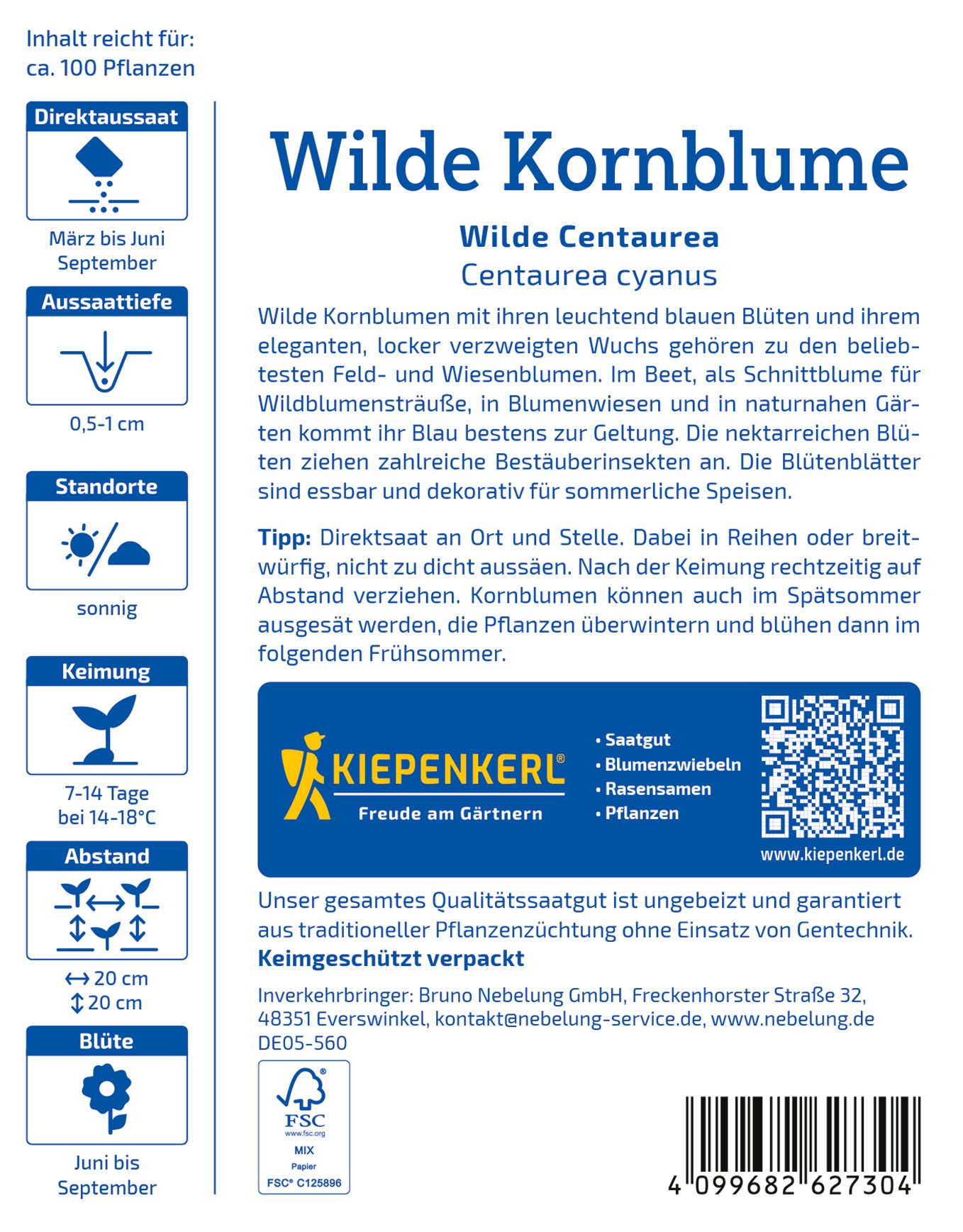 Wilde Kornblume
