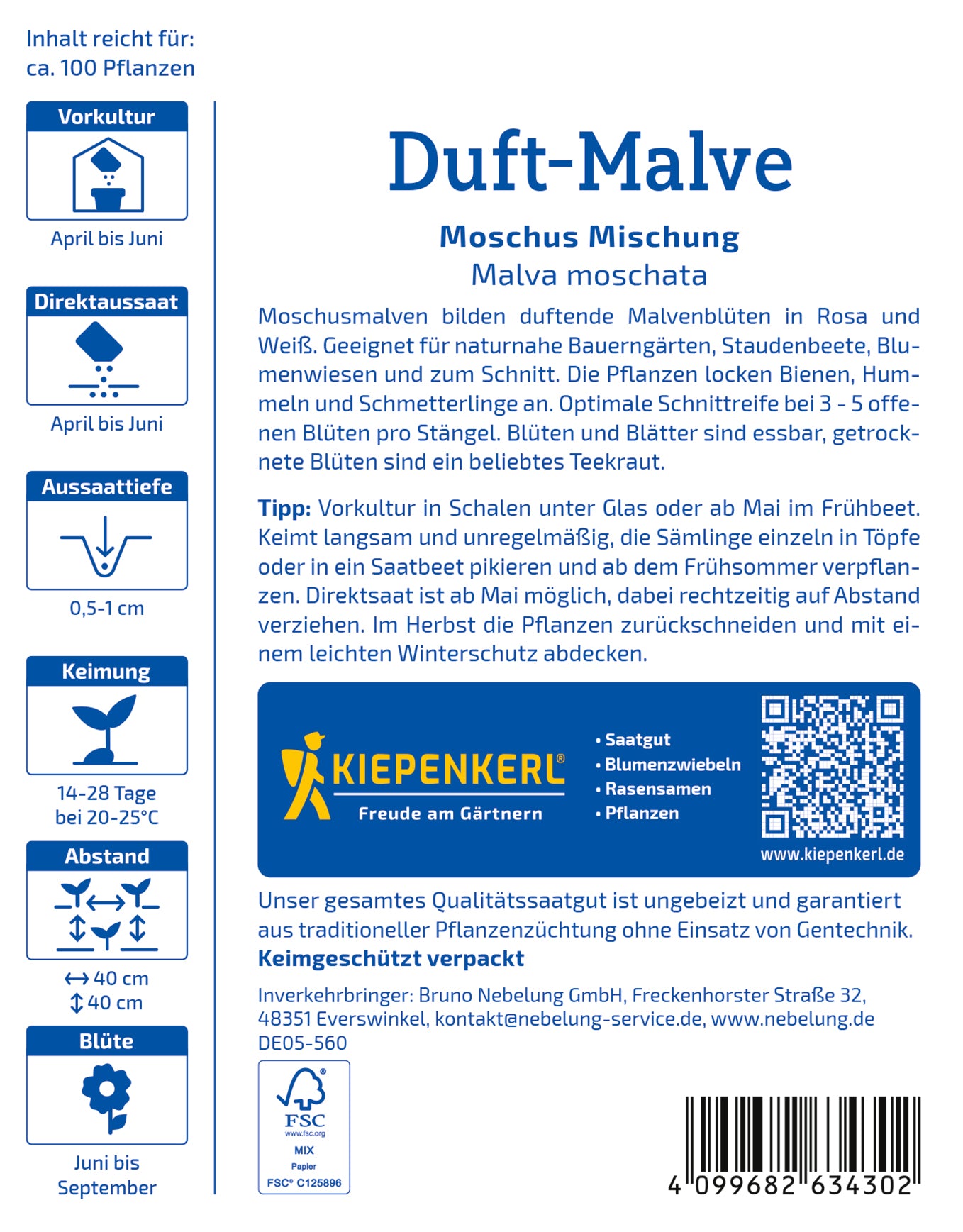 Duft-Malvensamen Moschus Mischung