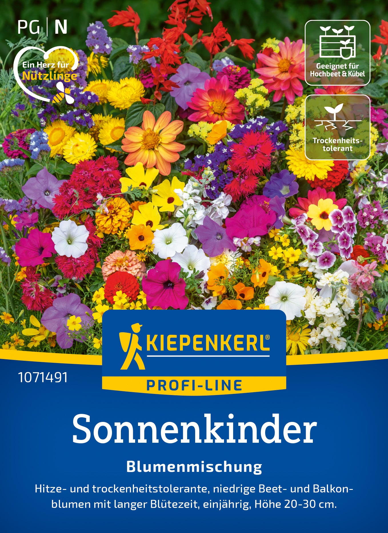 Blumenmischung Sonnenkinder Saatband