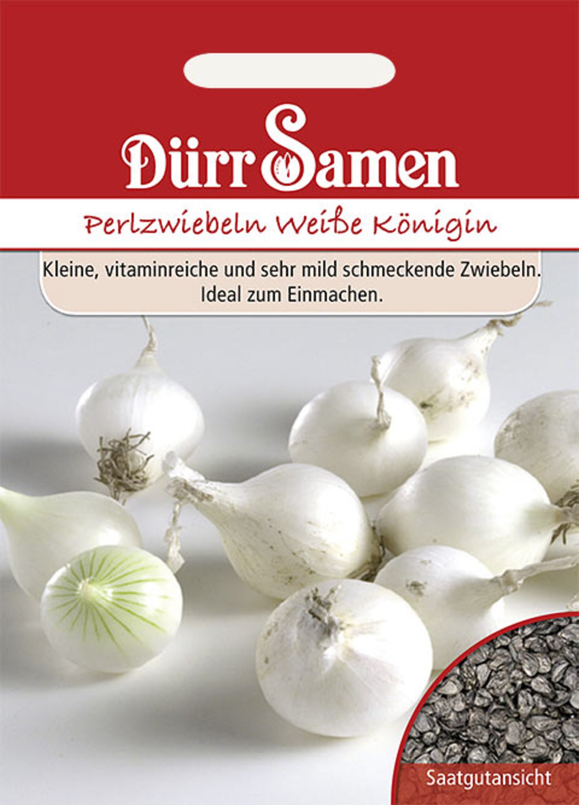 Perlzwiebeln Weiße Königin