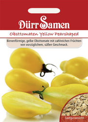 Obst-Tomaten Yellow Pearshaped