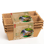 24 Anzuchttöpfe 6 cm quadratisch 4 Strips je 6 Töpfe