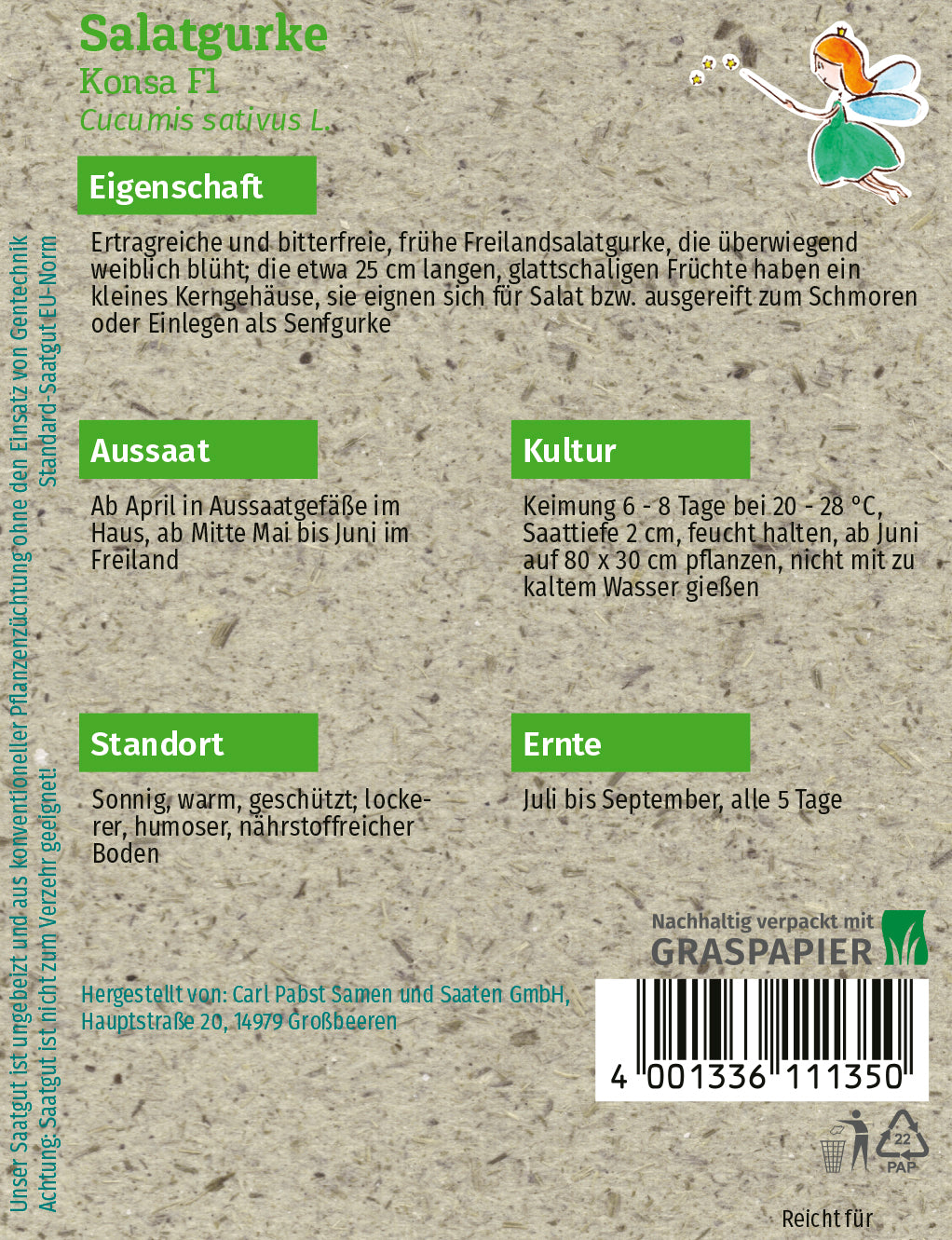 Salat- und Schälgurke Konsa F1