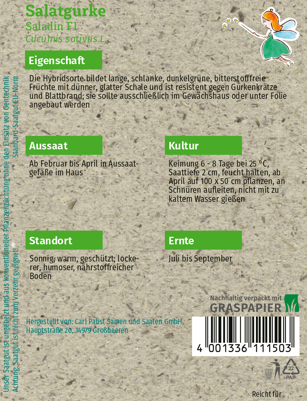 Salatgurke Saladin F1