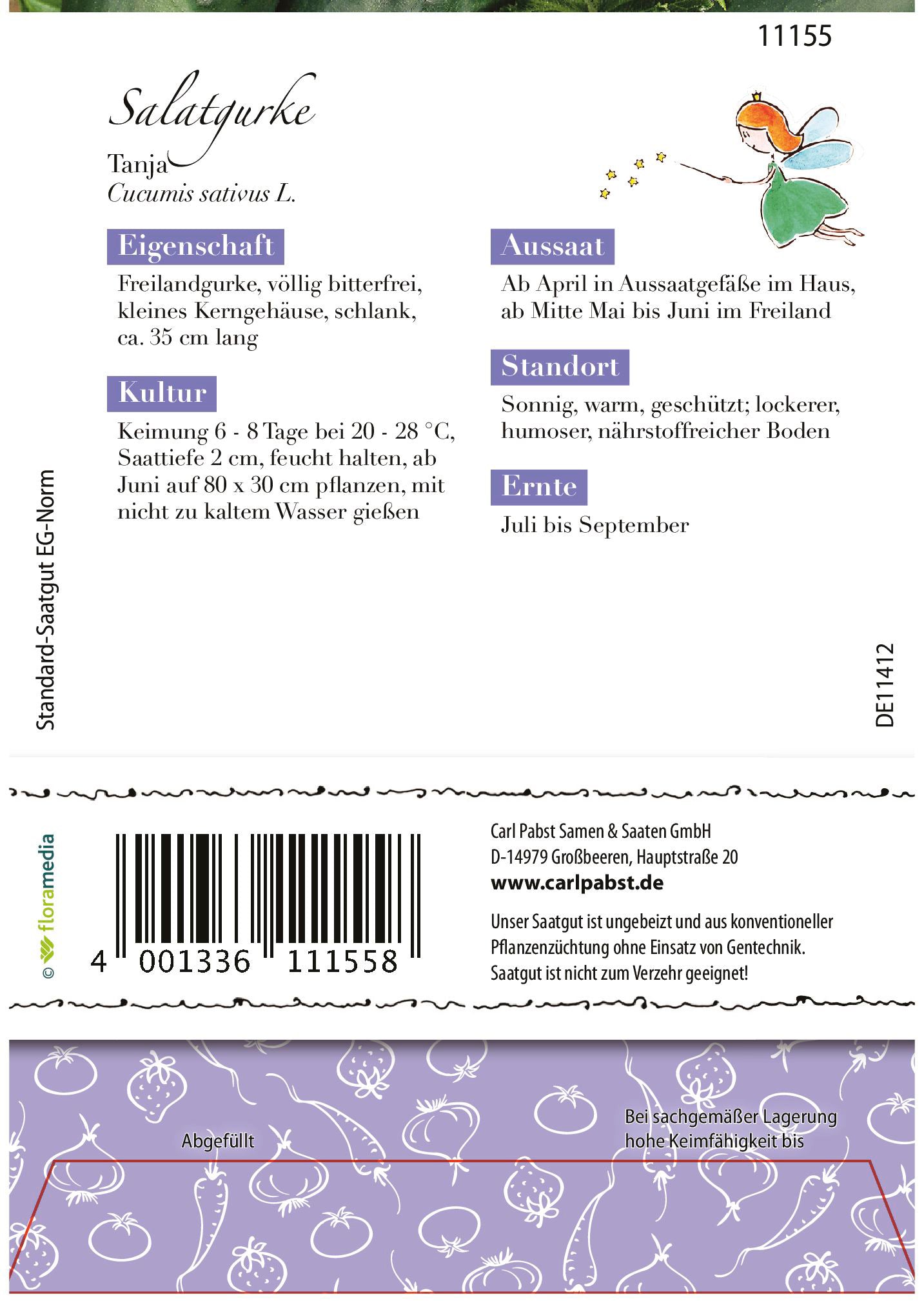 Salat- und Schälgurke Tanja