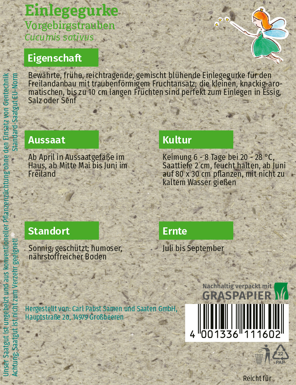 Einlegegurke Vorgebirgstrauben