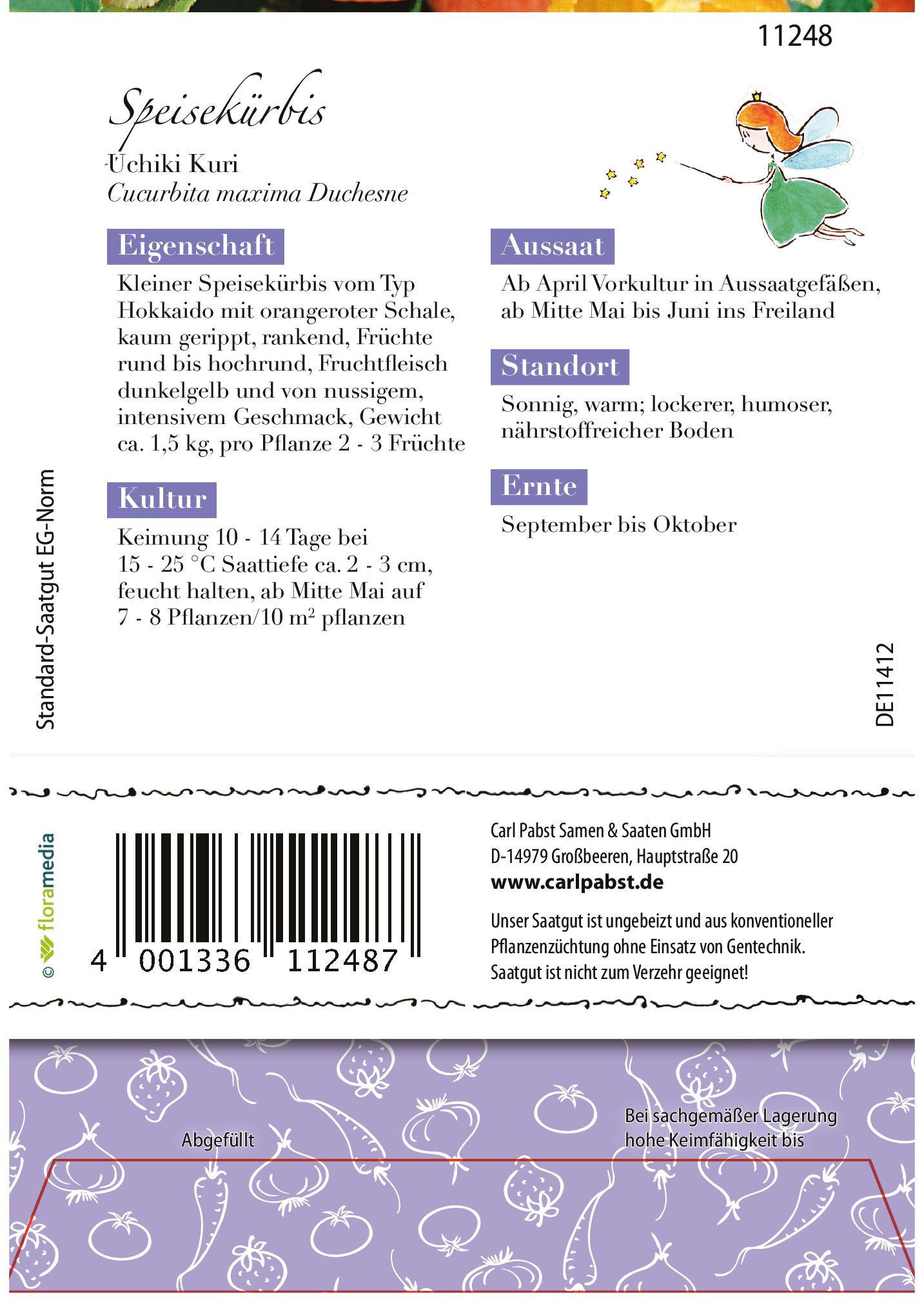 Speisekürbis Uchiki Kuri