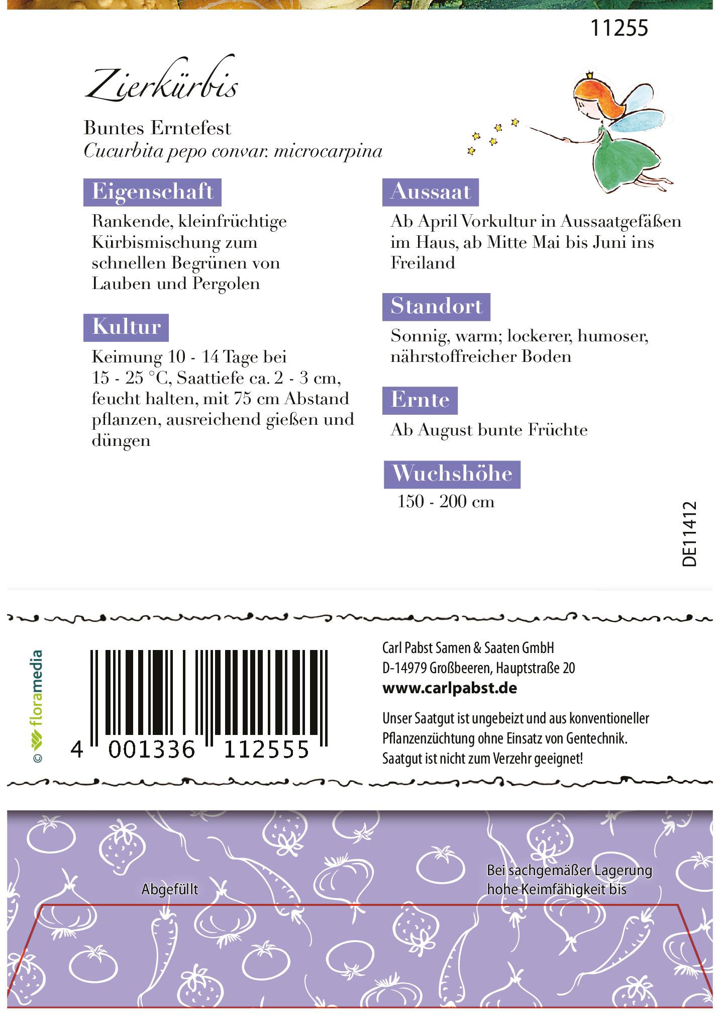 Zierkürbis Buntes Erntefest