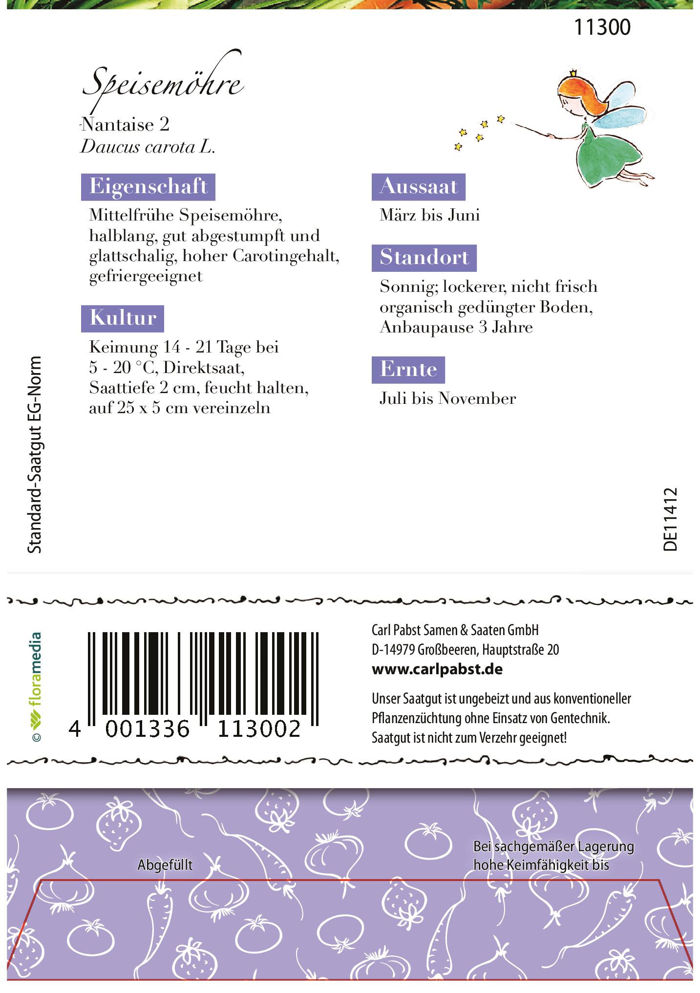 Speisemöhre Nantaise 2