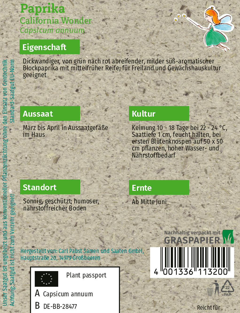 Paprika California Wonder