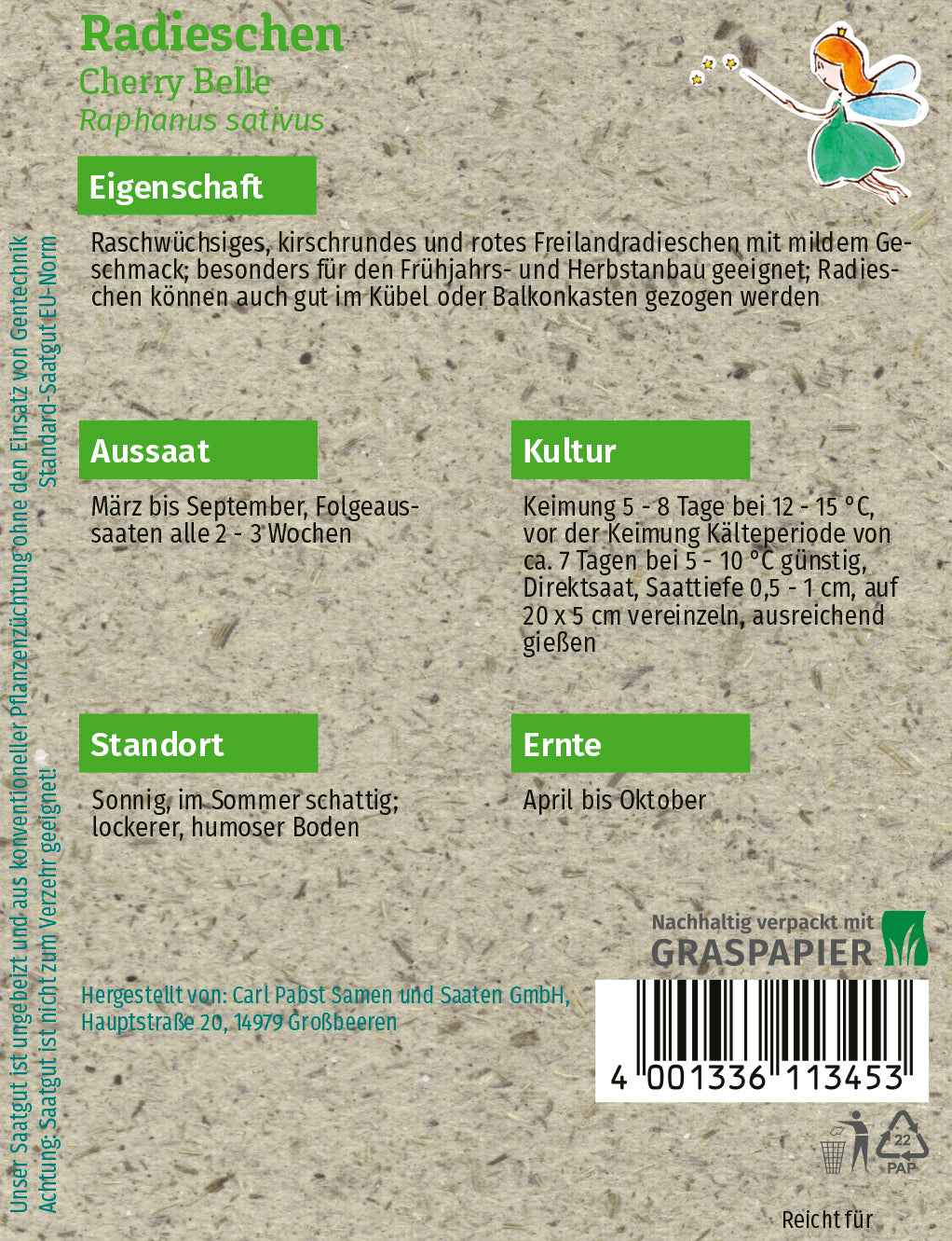 Radieschen Cherry Belle