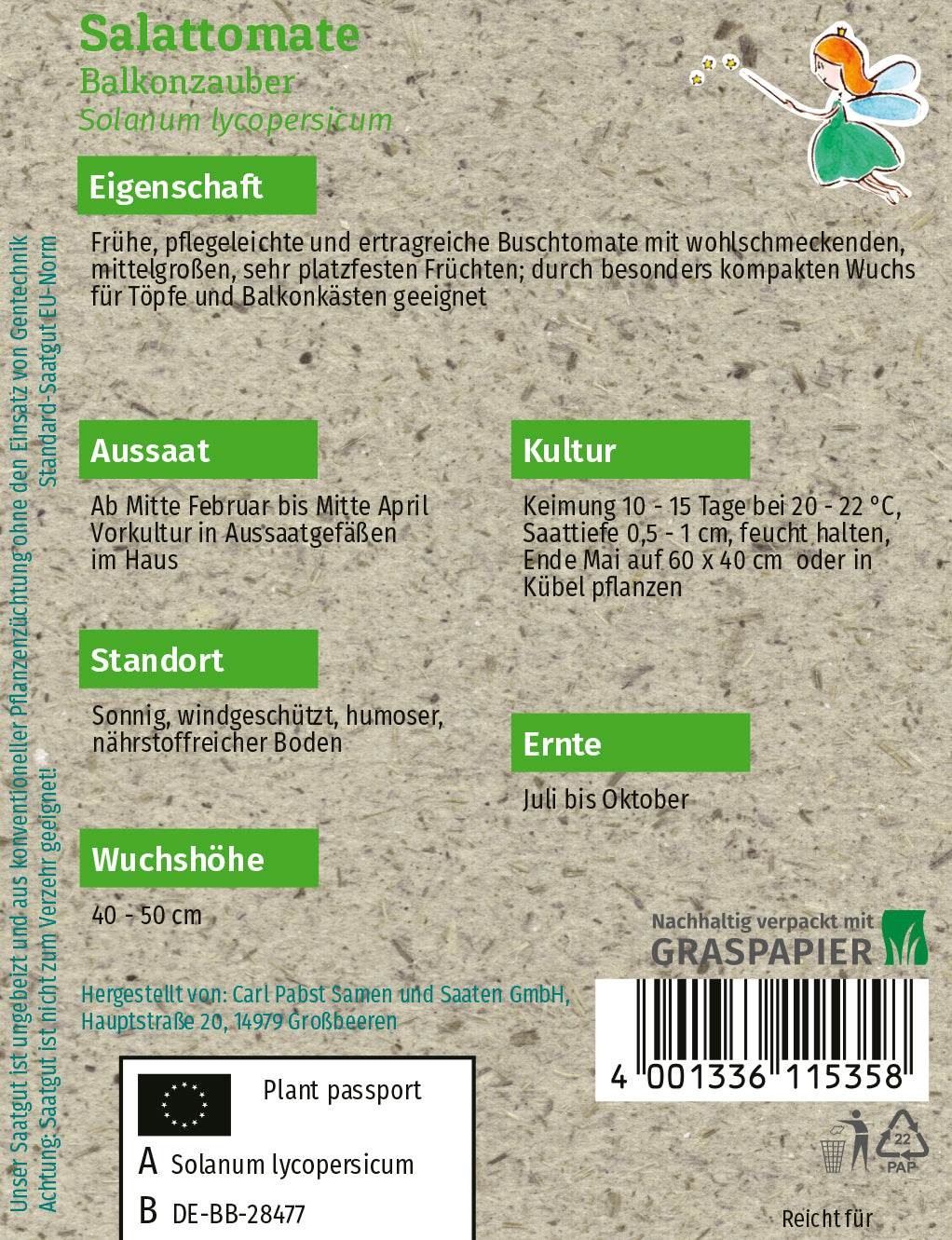 Salattomate Balkonzauber