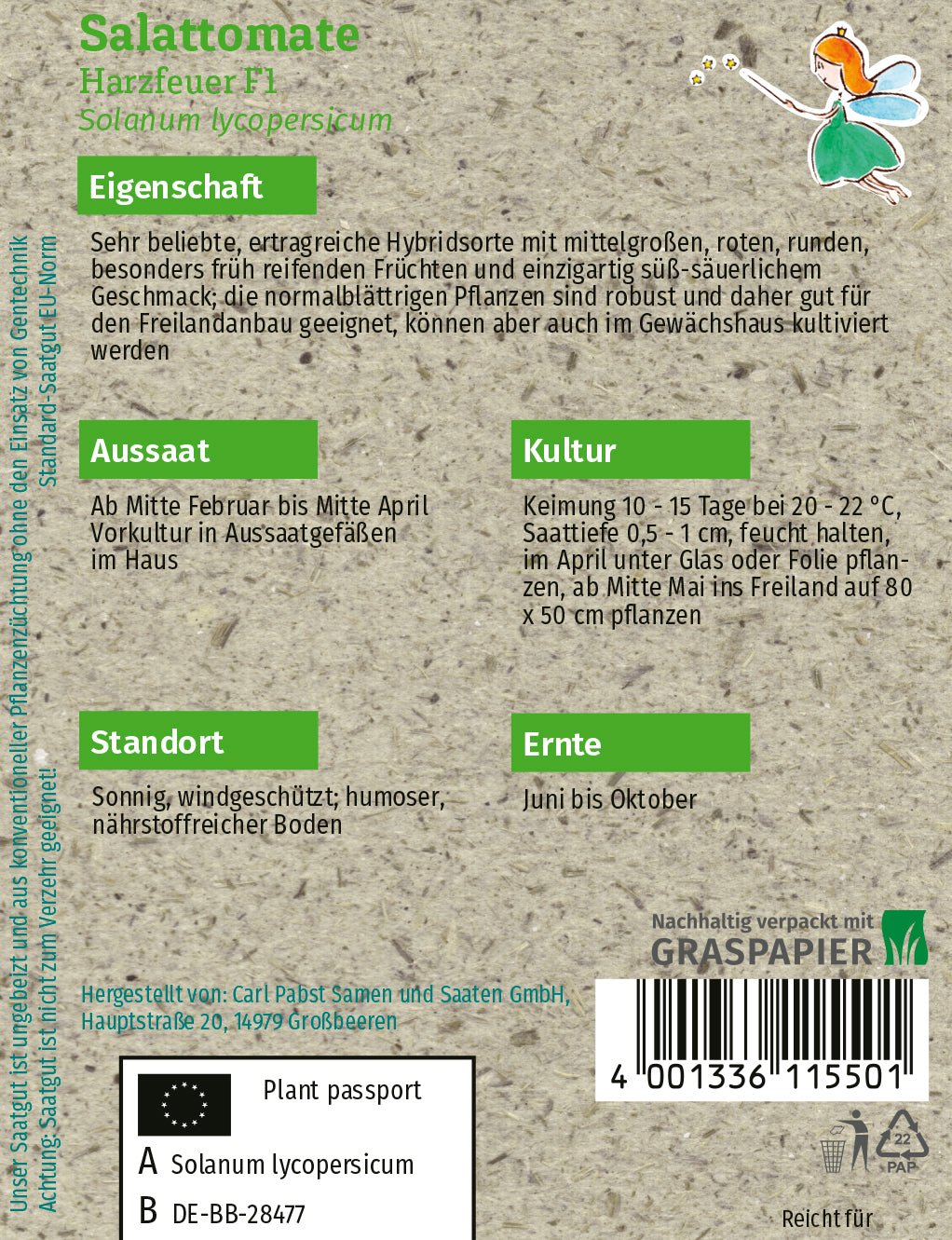 Salattomate Harzfeuer F1