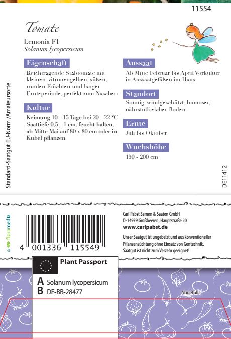 Kirschtomate Lemonia F1