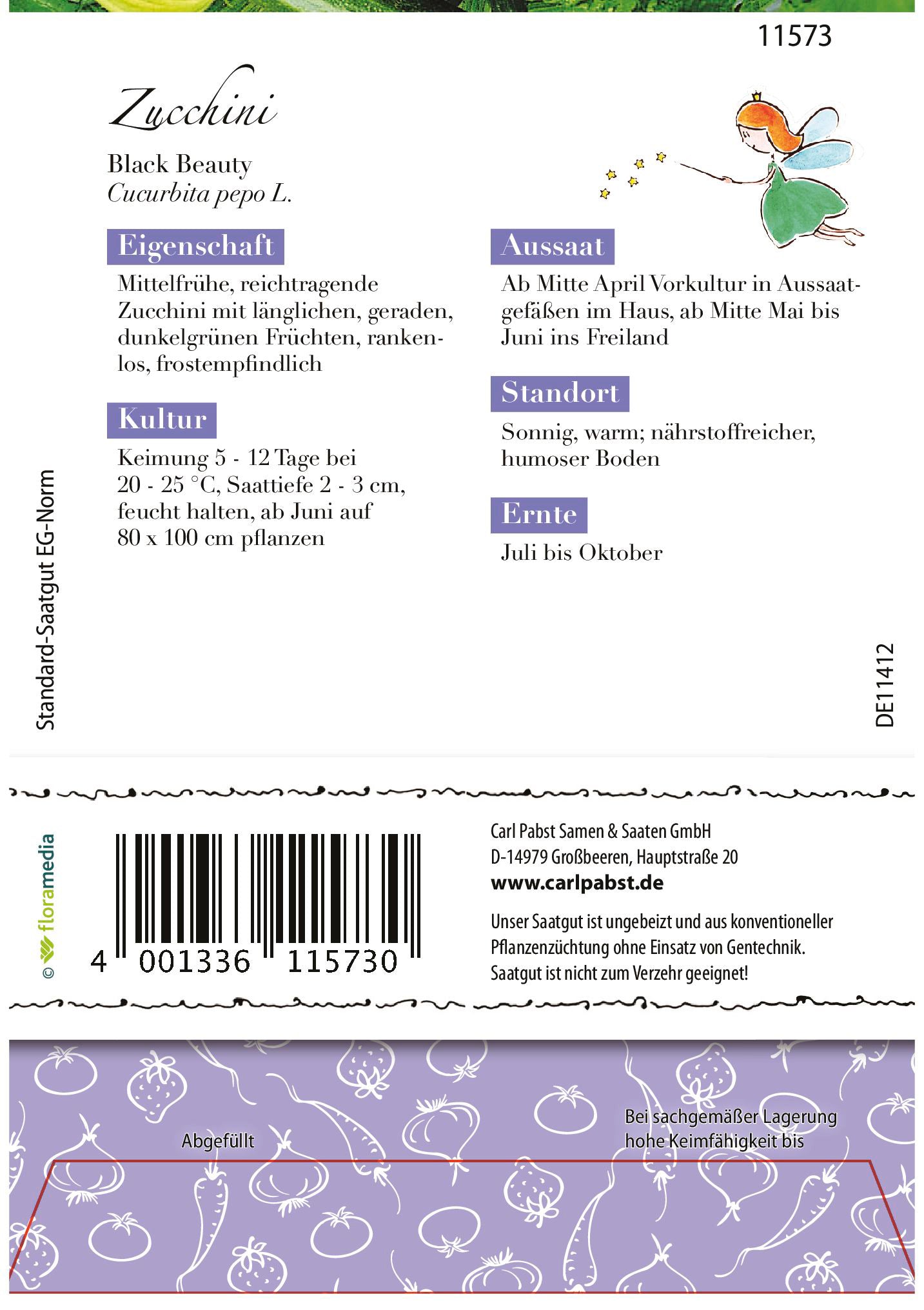 Zucchini  Black Beauty