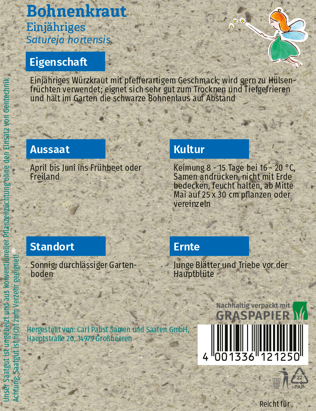 Bohnenkraut Einjähriges