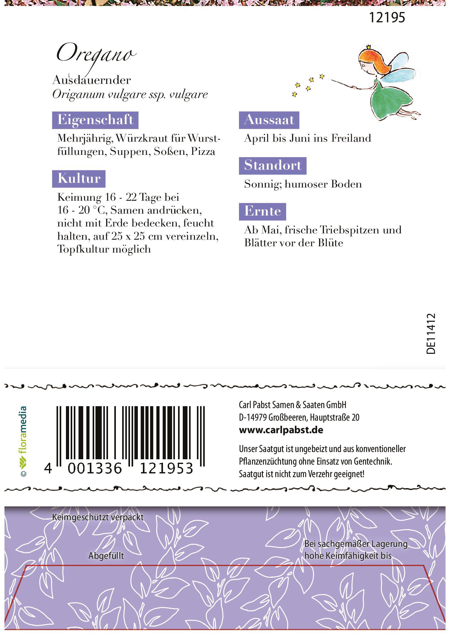 Oregano Ausdauernder