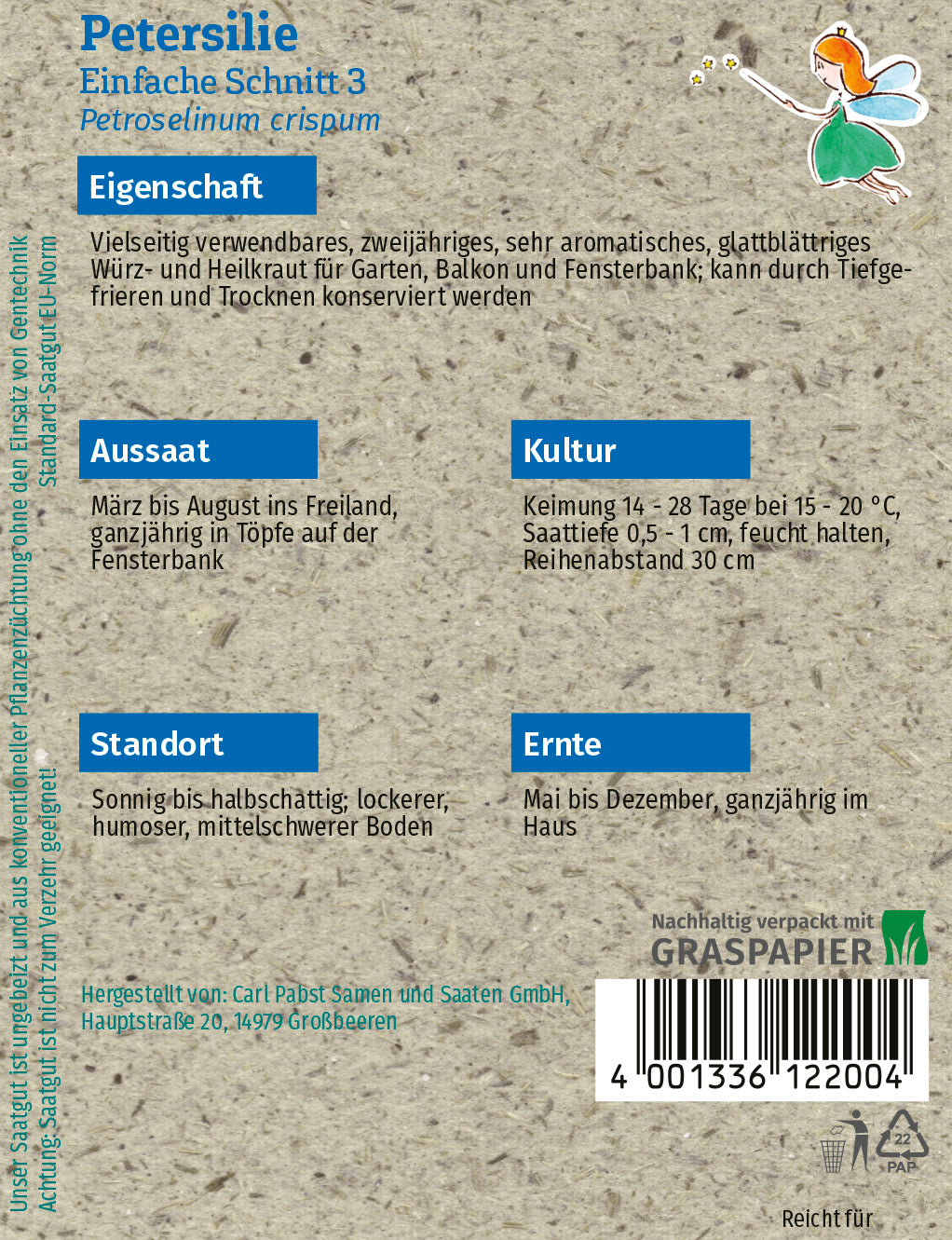 Petersilie Einfache Schnitt 3