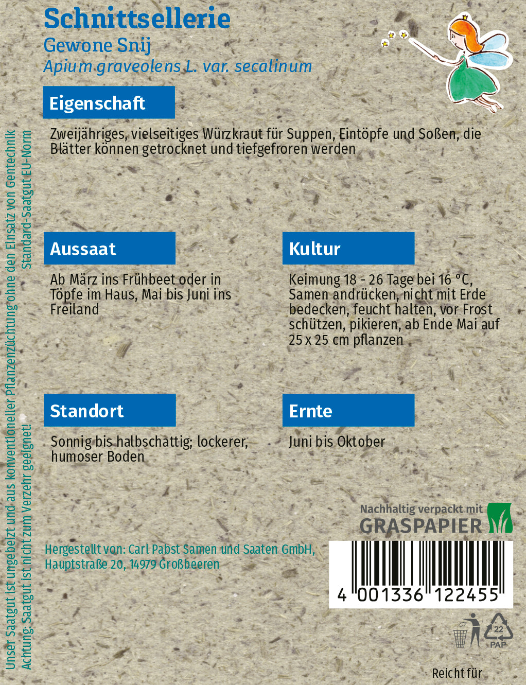 Schnittsellerie Gewone Snij