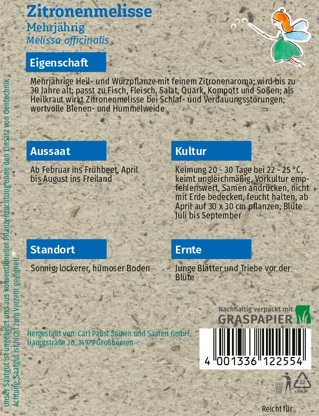 Zitronenmelisse Mehrjährig