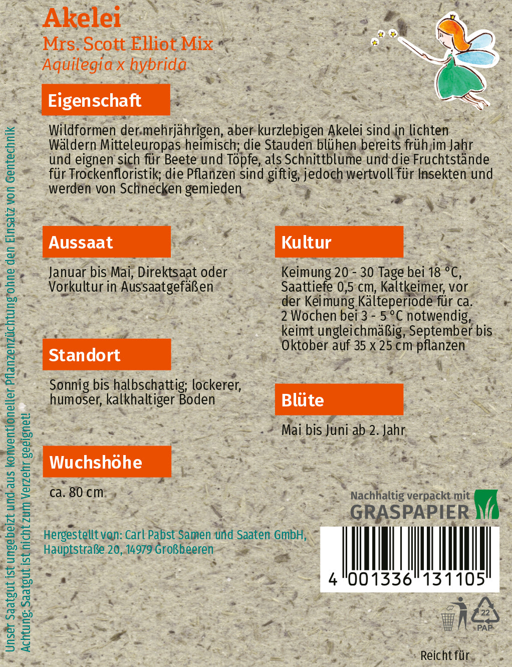 Akelei Mrs. Scott Elliot Mix
