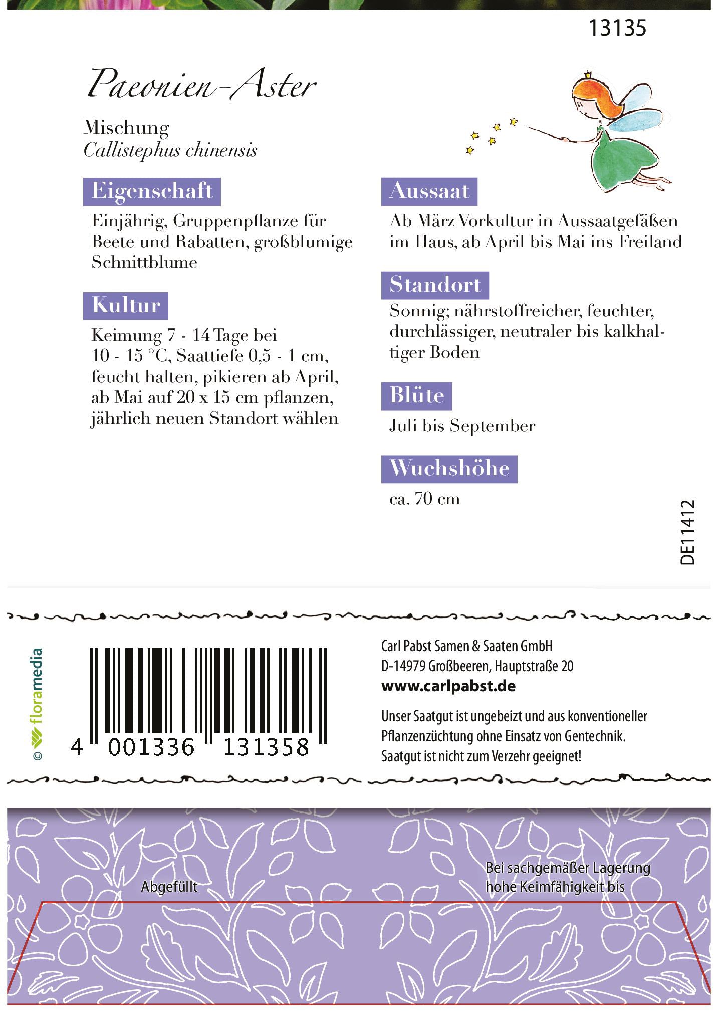 Paeonien-Aster Mischung