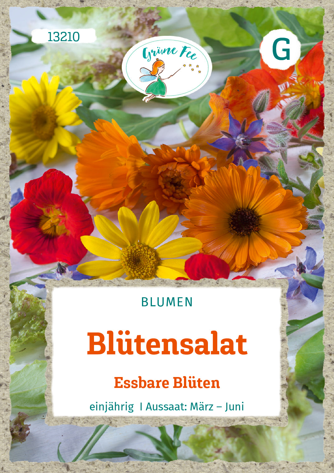 Blütensalat Essbare Blüten Blumenmischung
