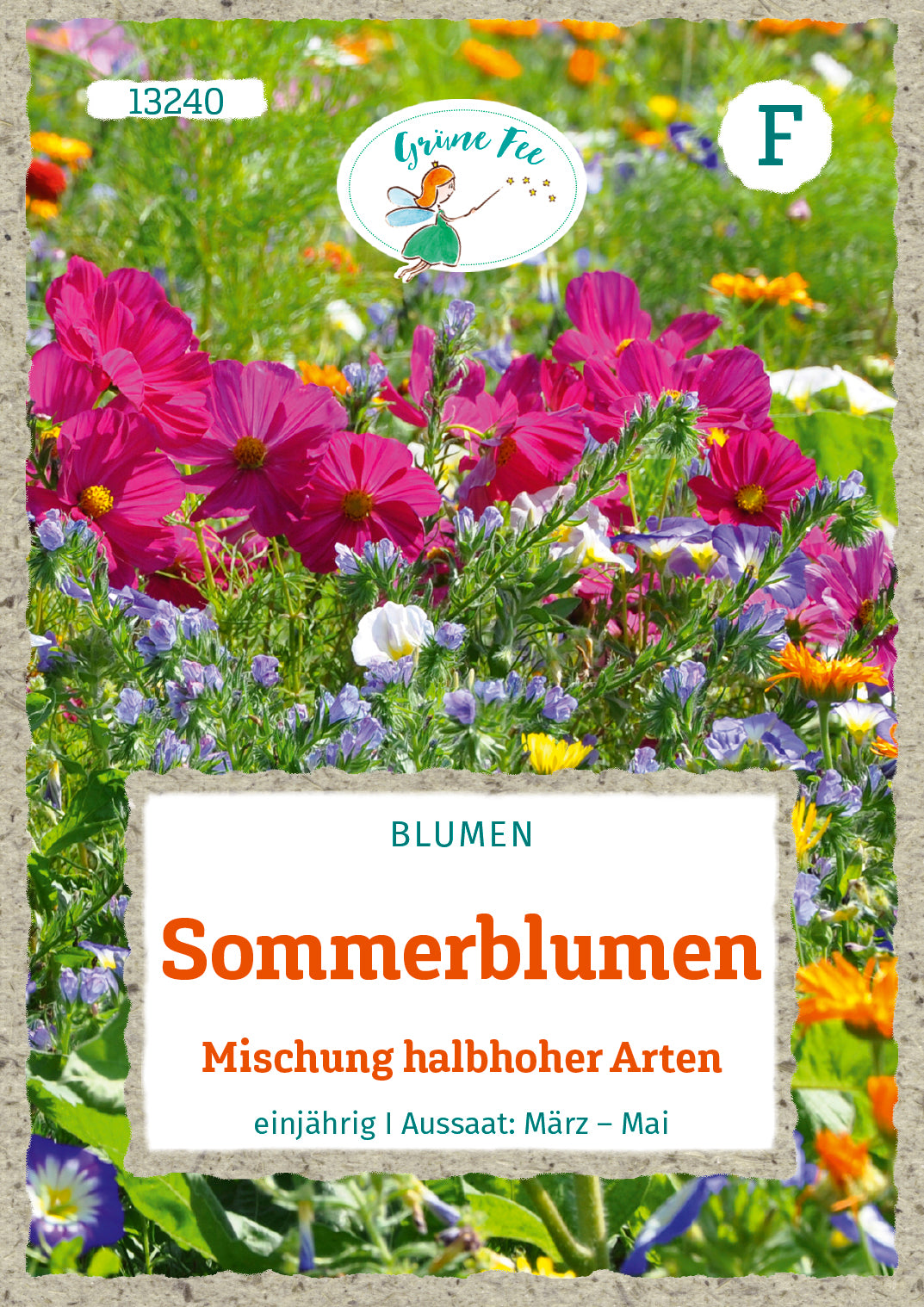 Sommerblumen Mischung halbhoher Sorten