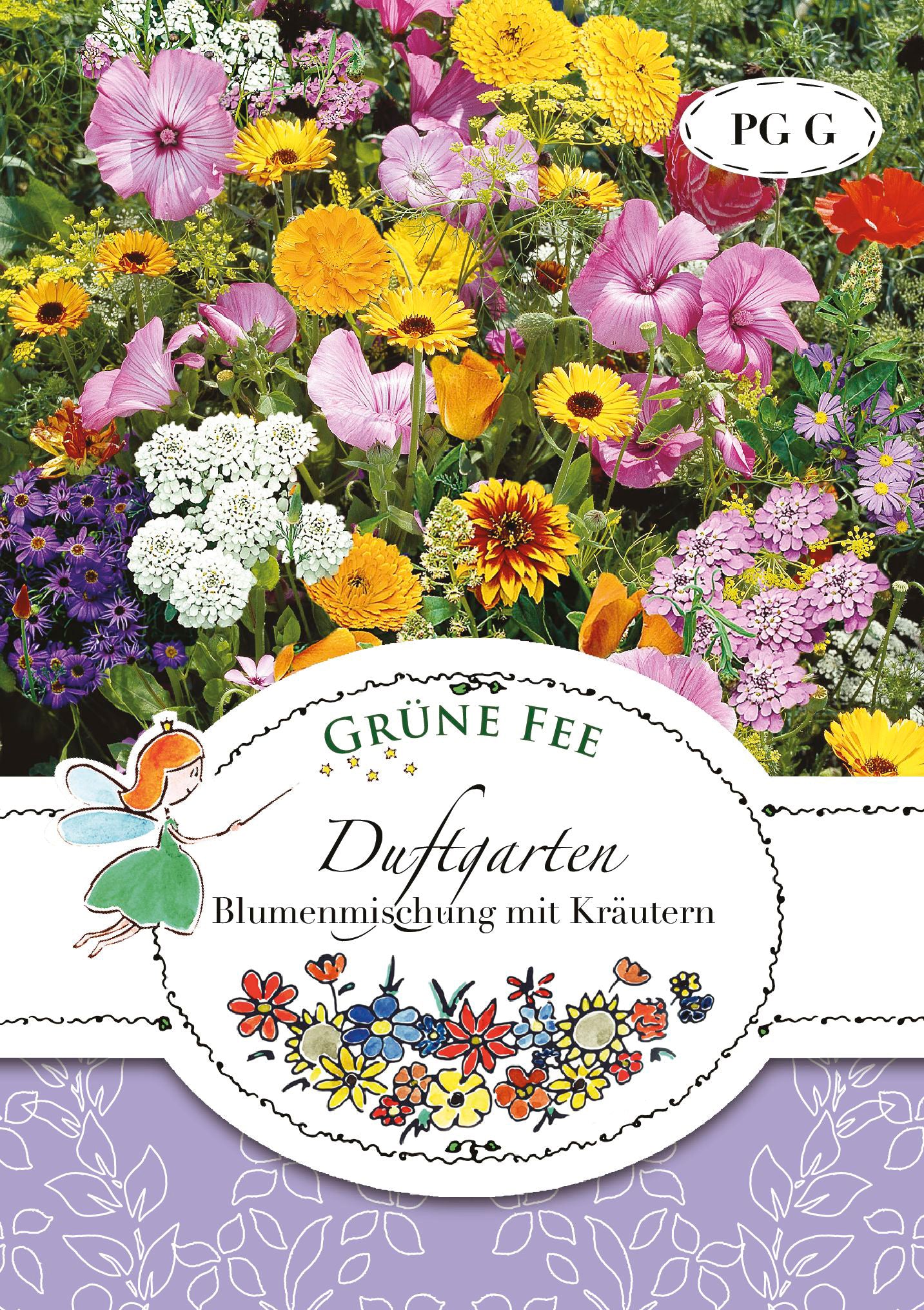Duftgarten Blumenmischung mit Kräutern