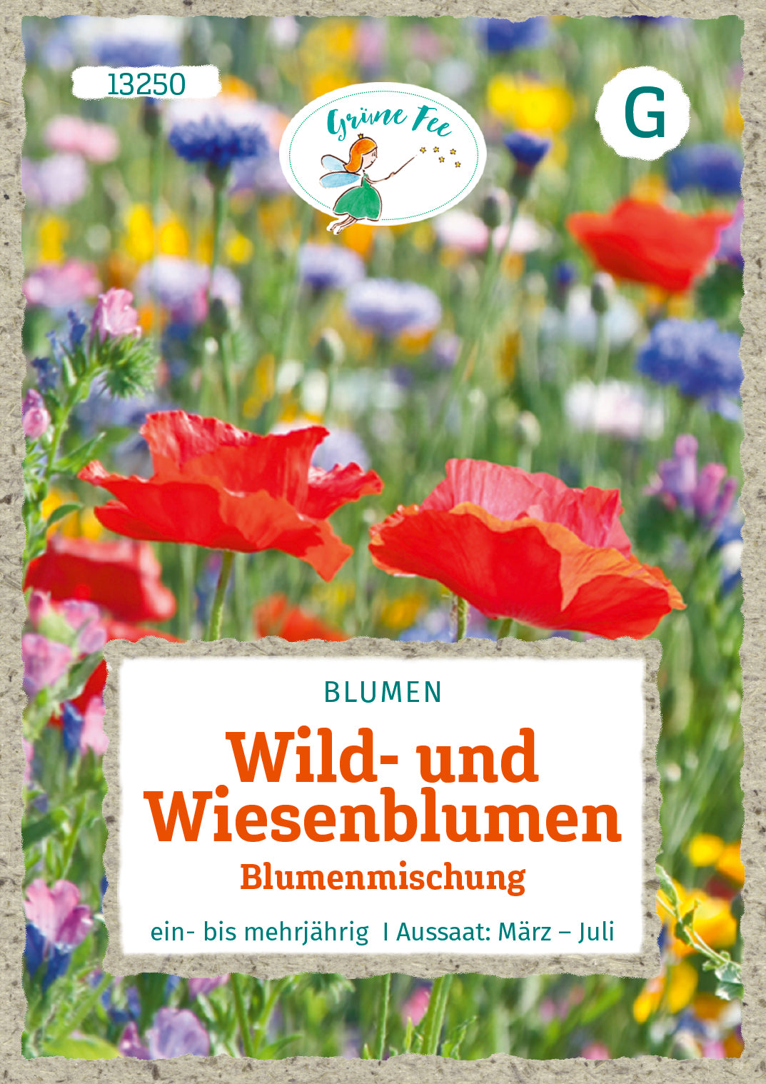 Wild- und Wiesenblumen Blumenmischung ohne Gräser