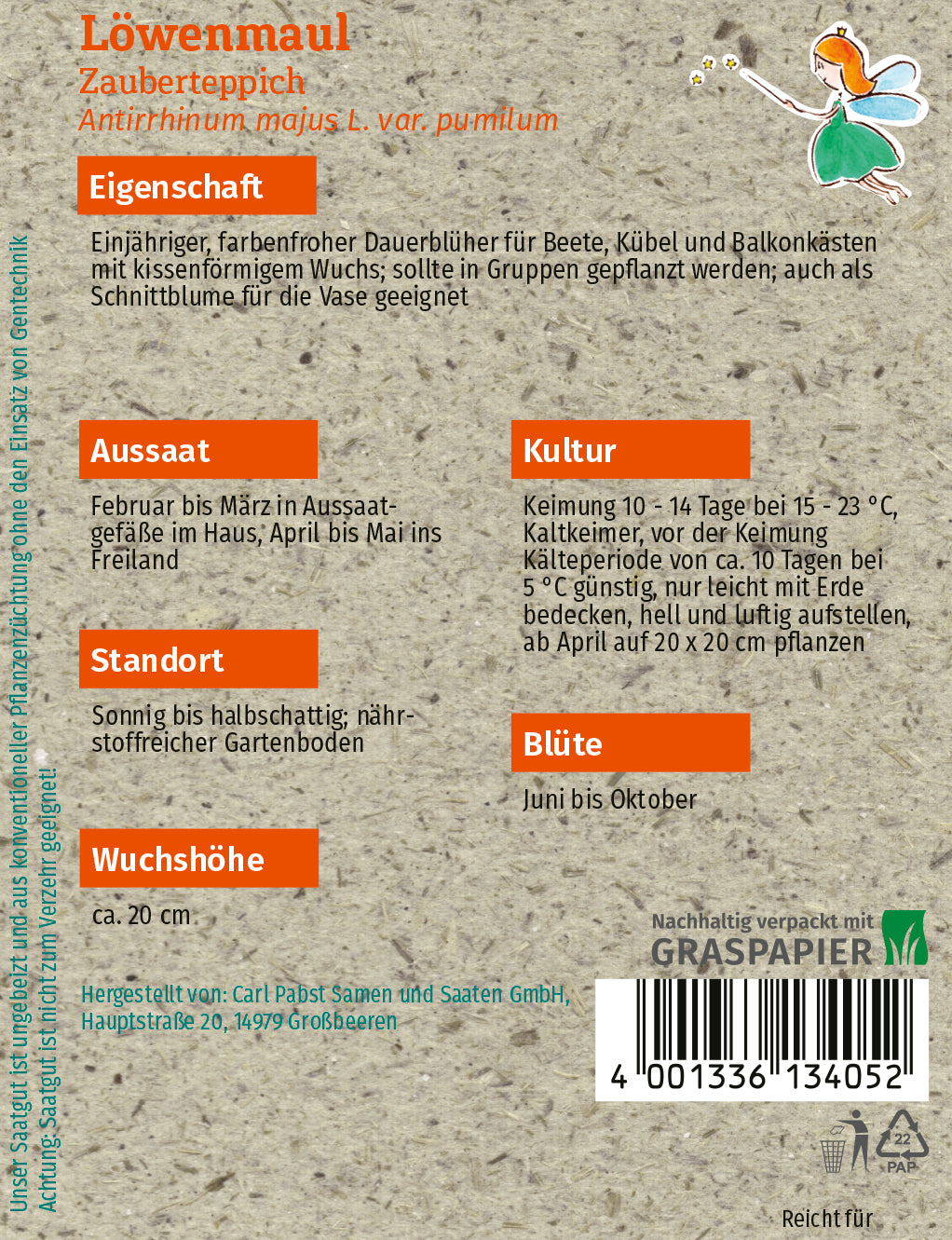 Löwenmaul Zauberteppich