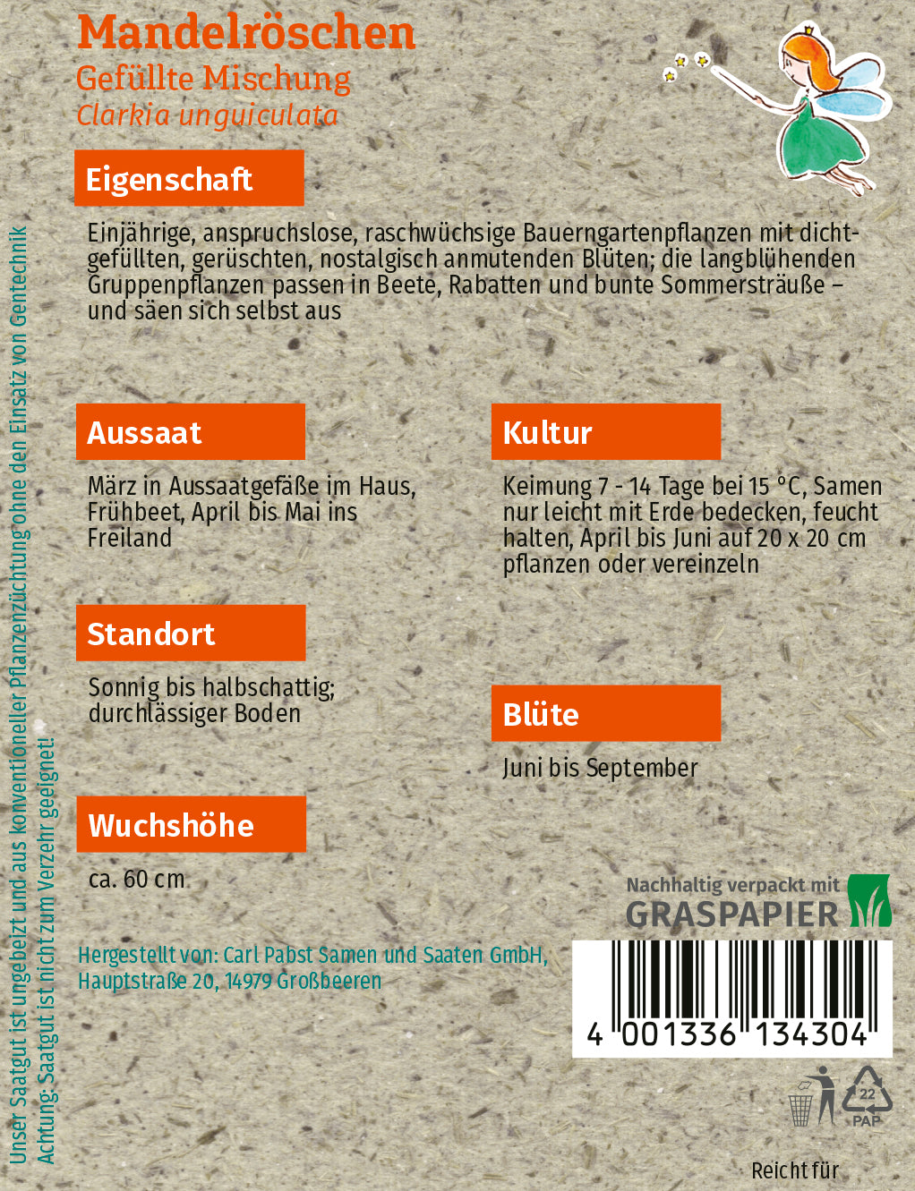 Mandelröschen Gefüllte Mischung