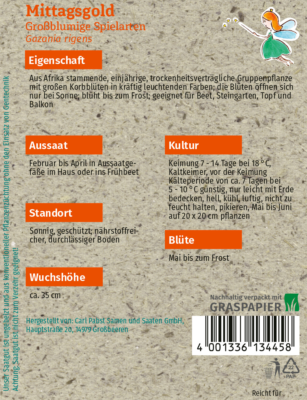 Mittagsgold Großblumige Spielarten