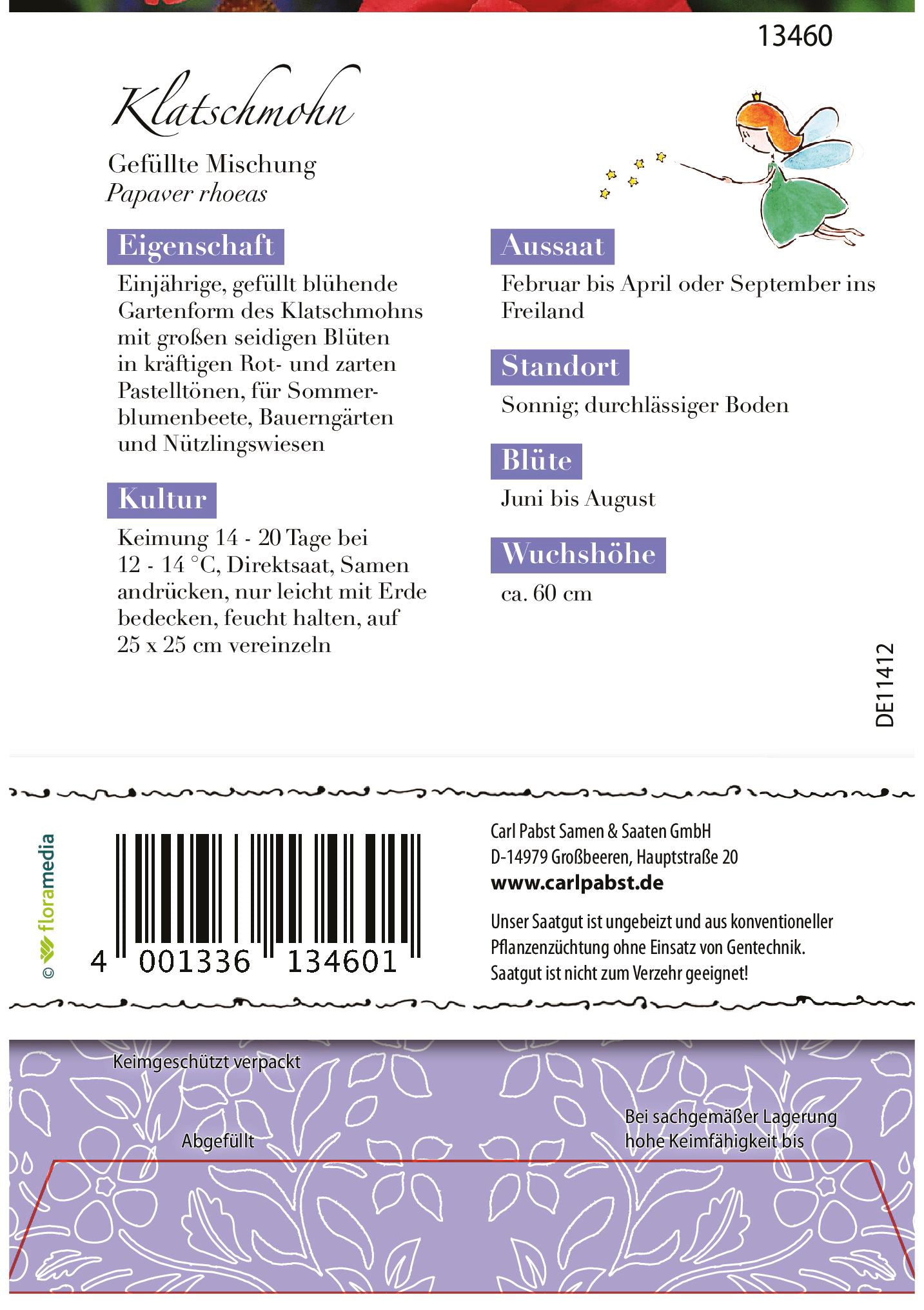 Klatschmohn Gefüllte Mischung