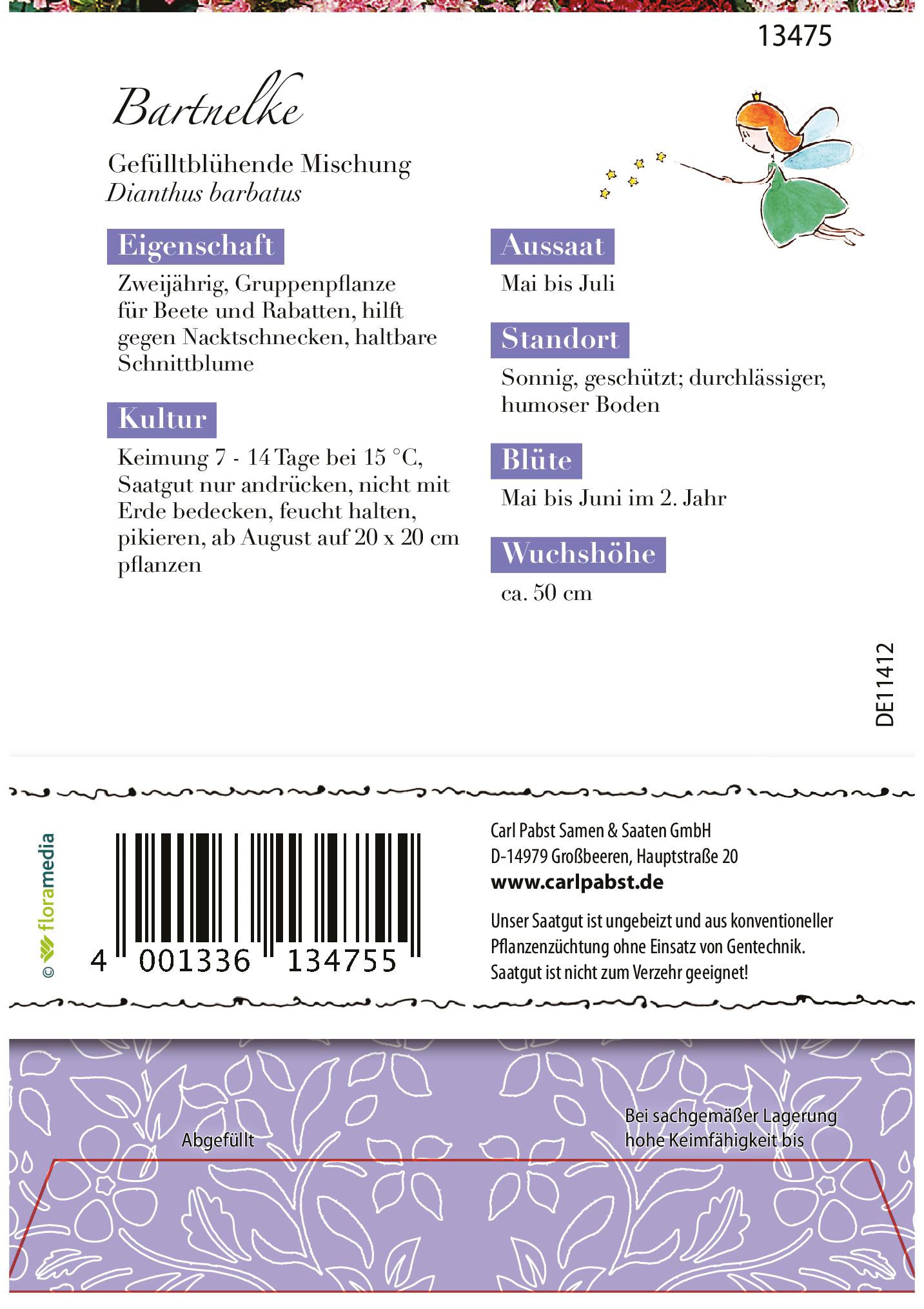 Bartnelke Gefülltblühende Mischung