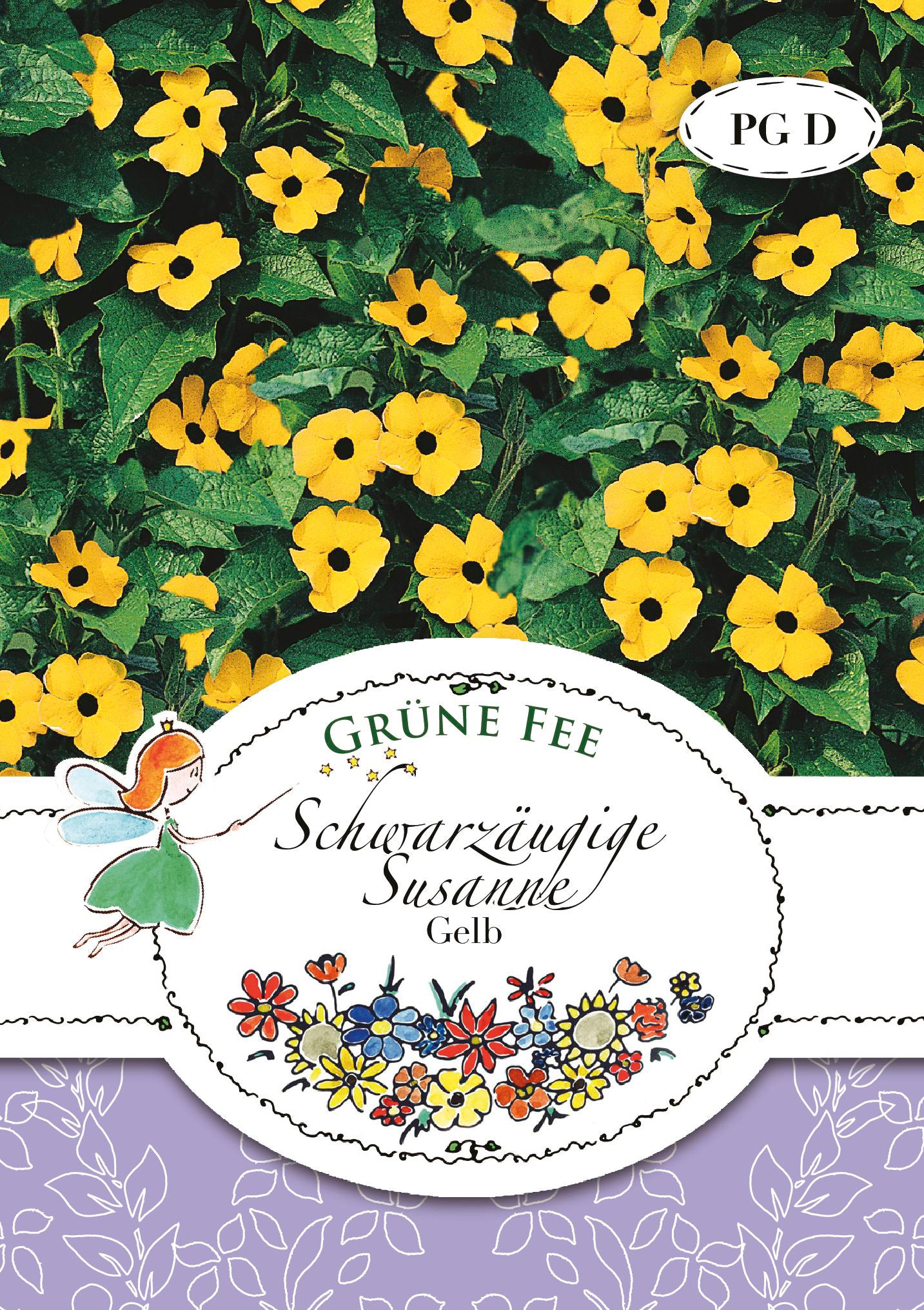 Schwarzäugige Susanne Gelb