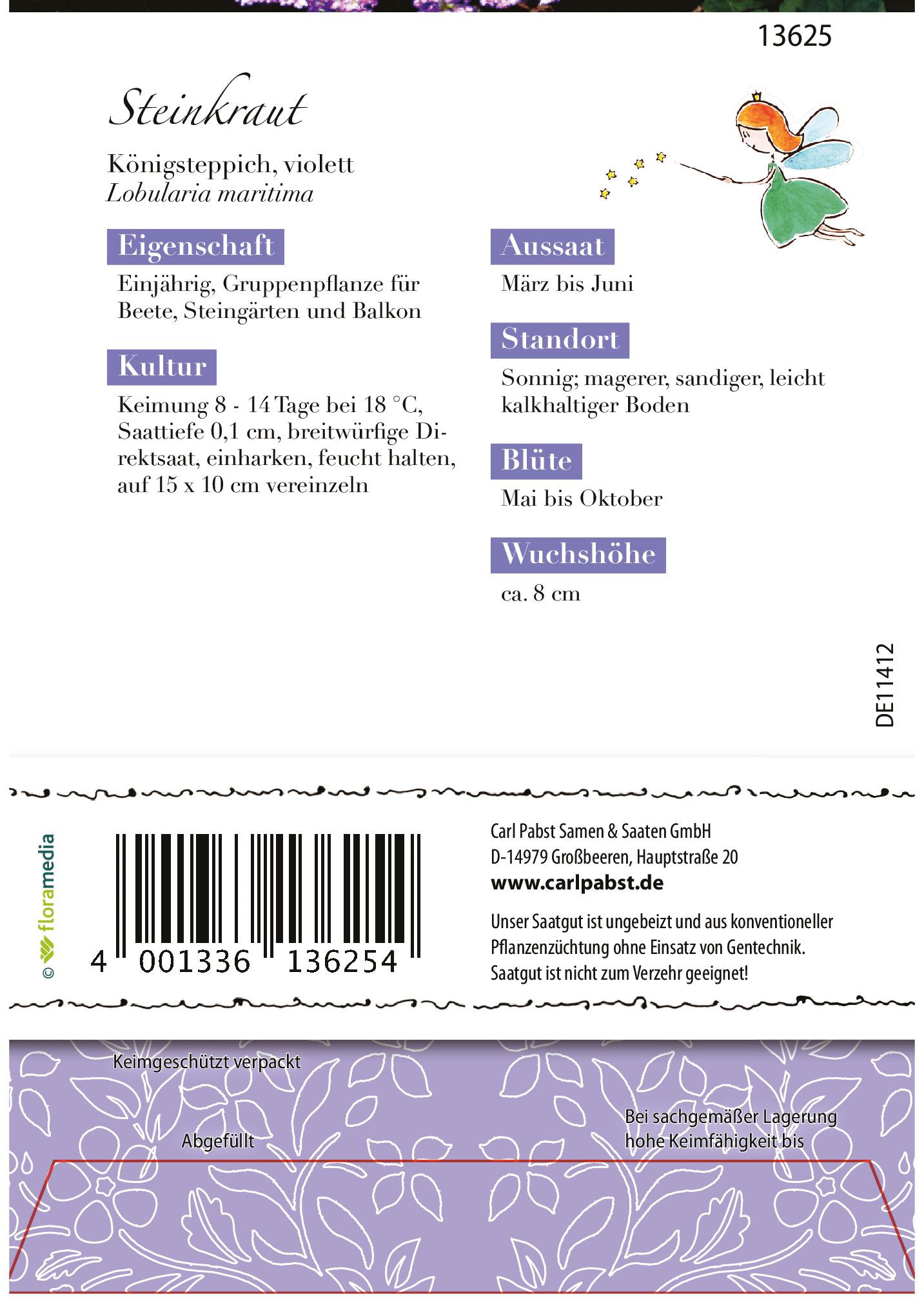 Steinkraut Königsteppich violett